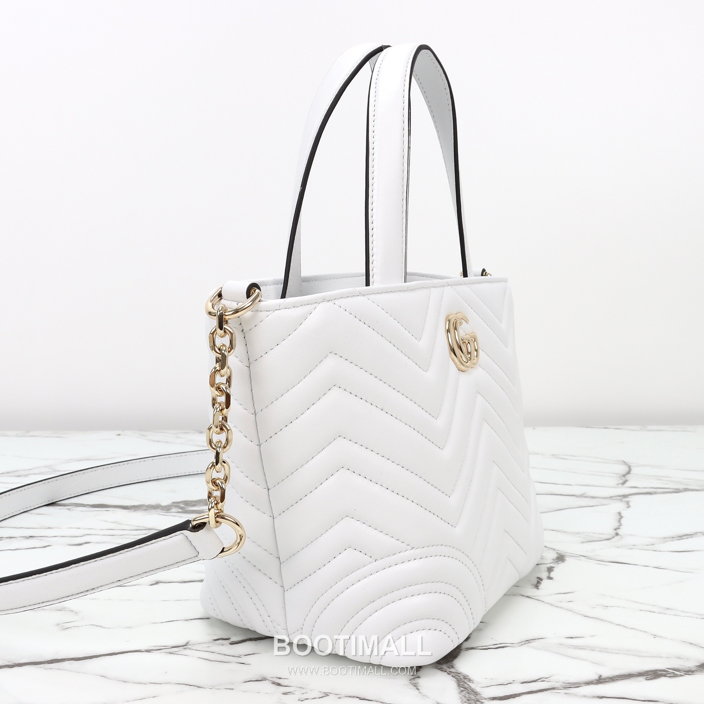 Gucci 847386 White Leather Shoulder Bag 구찌 847386 화이트 레더 숄더백 29cm 5