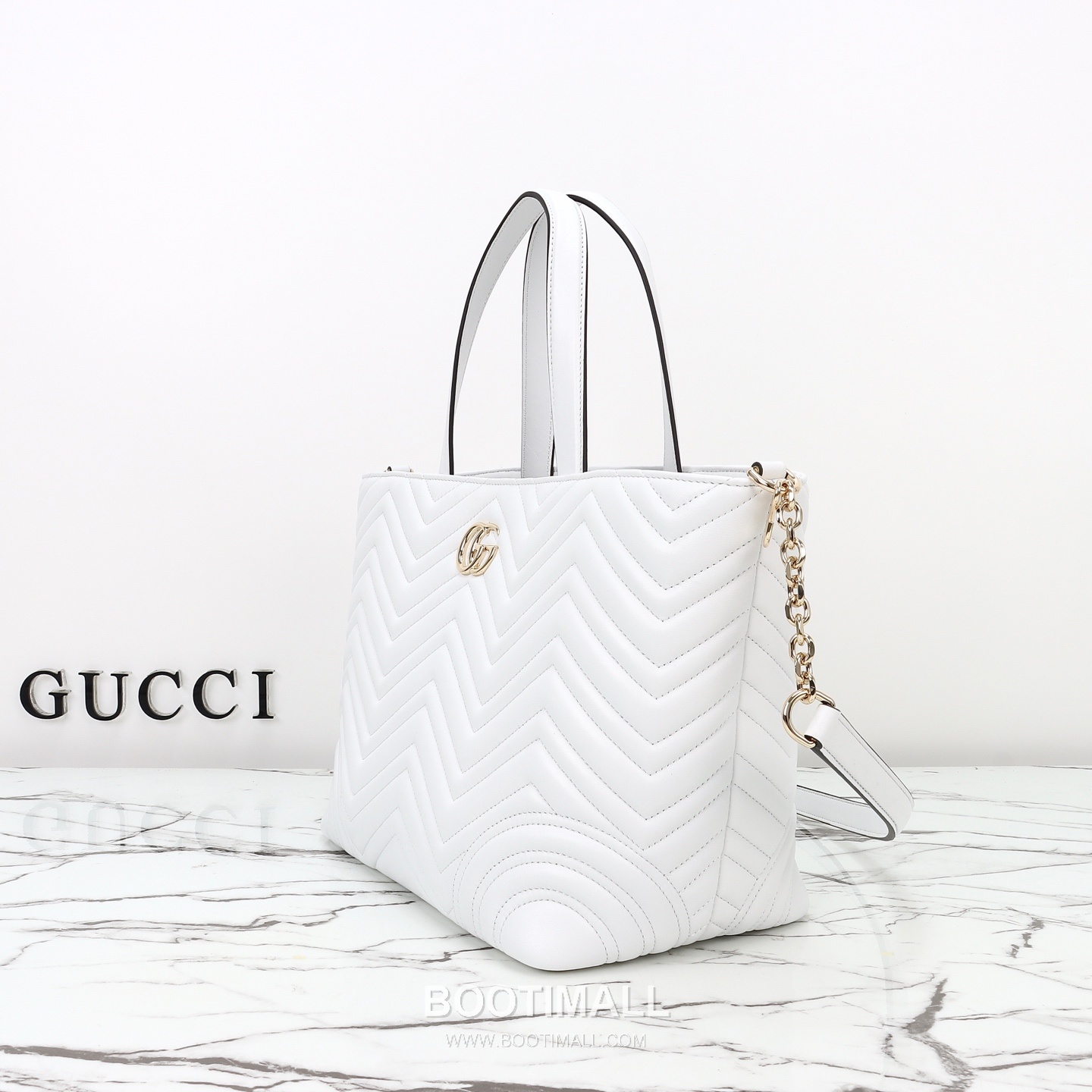 Gucci 847387 White Leather Tote Bag 구찌 847387 화이트 레더 토트백 39cm 2