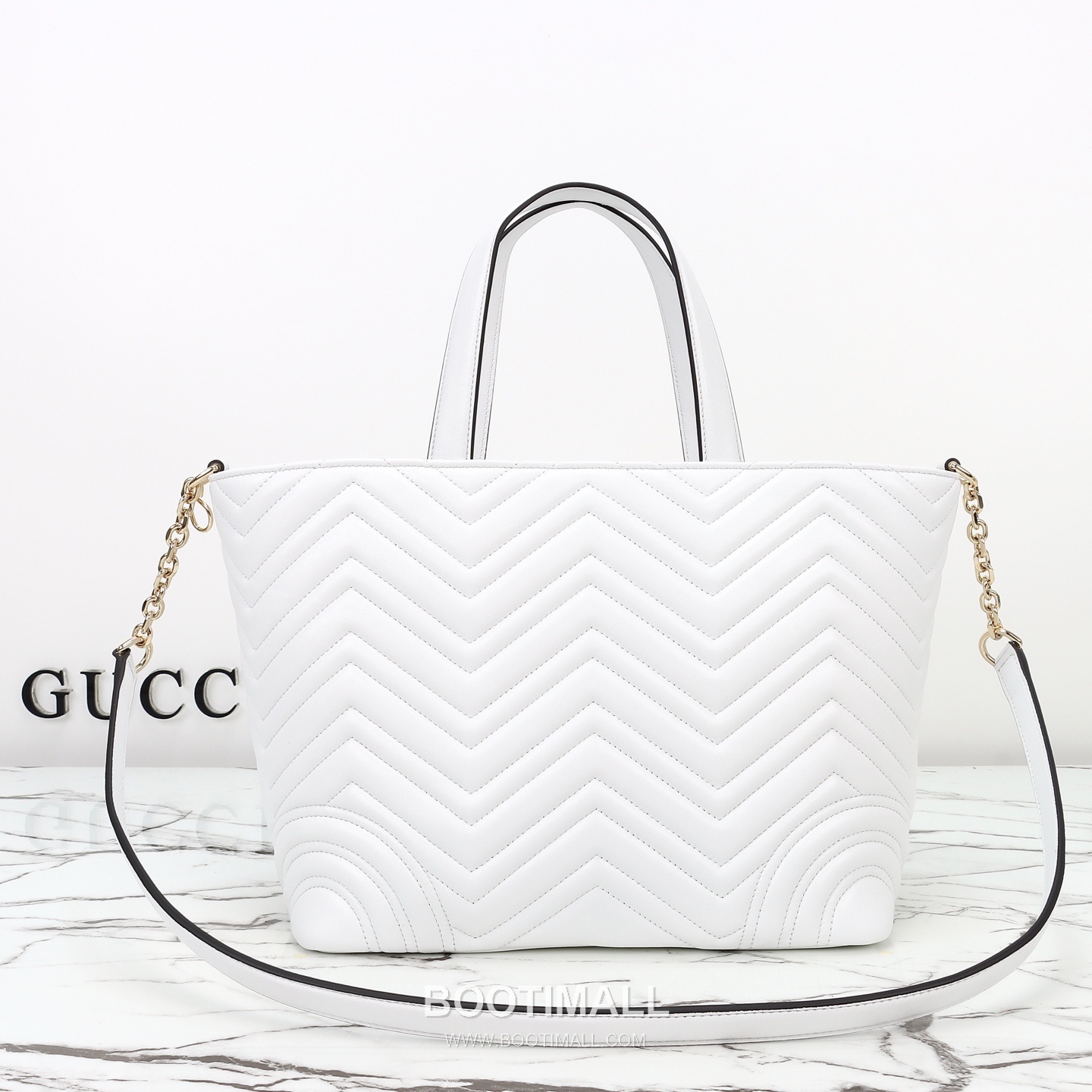 Gucci 847387 White Leather Tote Bag 구찌 847387 화이트 레더 토트백 39cm 3