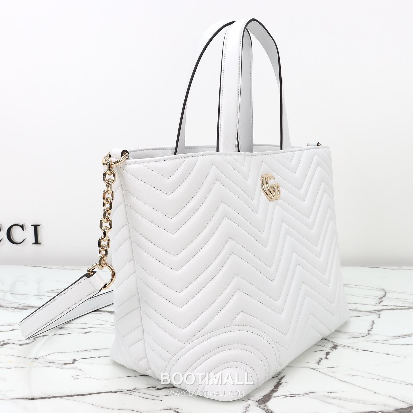 Gucci 847387 White Leather Tote Bag 구찌 847387 화이트 레더 토트백 39cm 6