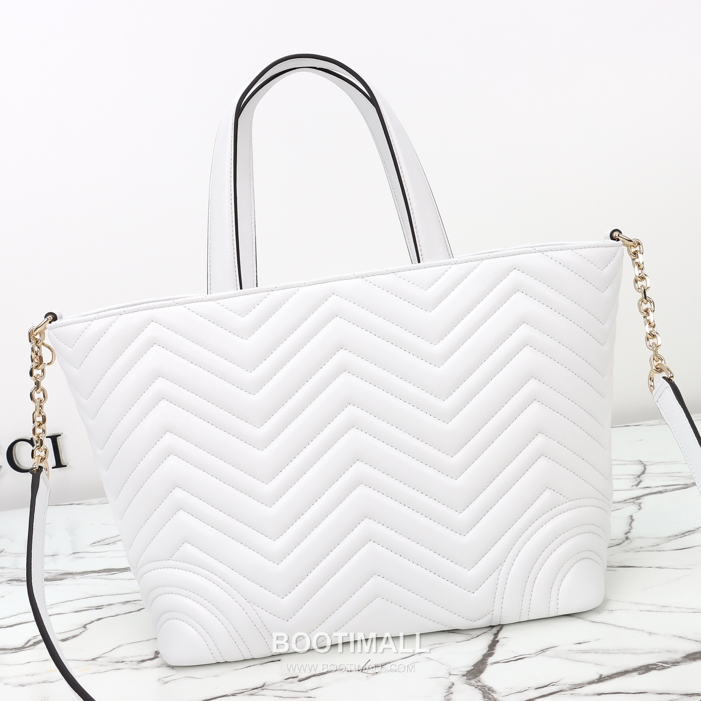 Gucci 847387 White Leather Tote Bag 구찌 847387 화이트 레더 토트백 39cm 7