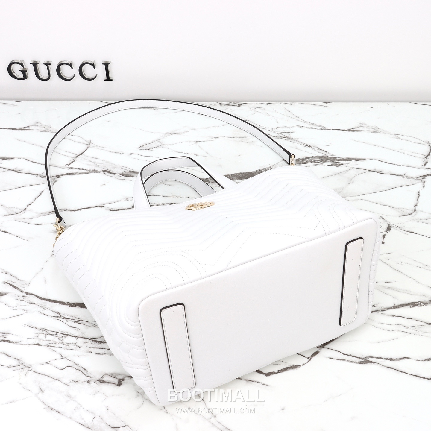 Gucci 847387 White Leather Tote Bag 구찌 847387 화이트 레더 토트백 39cm 8
