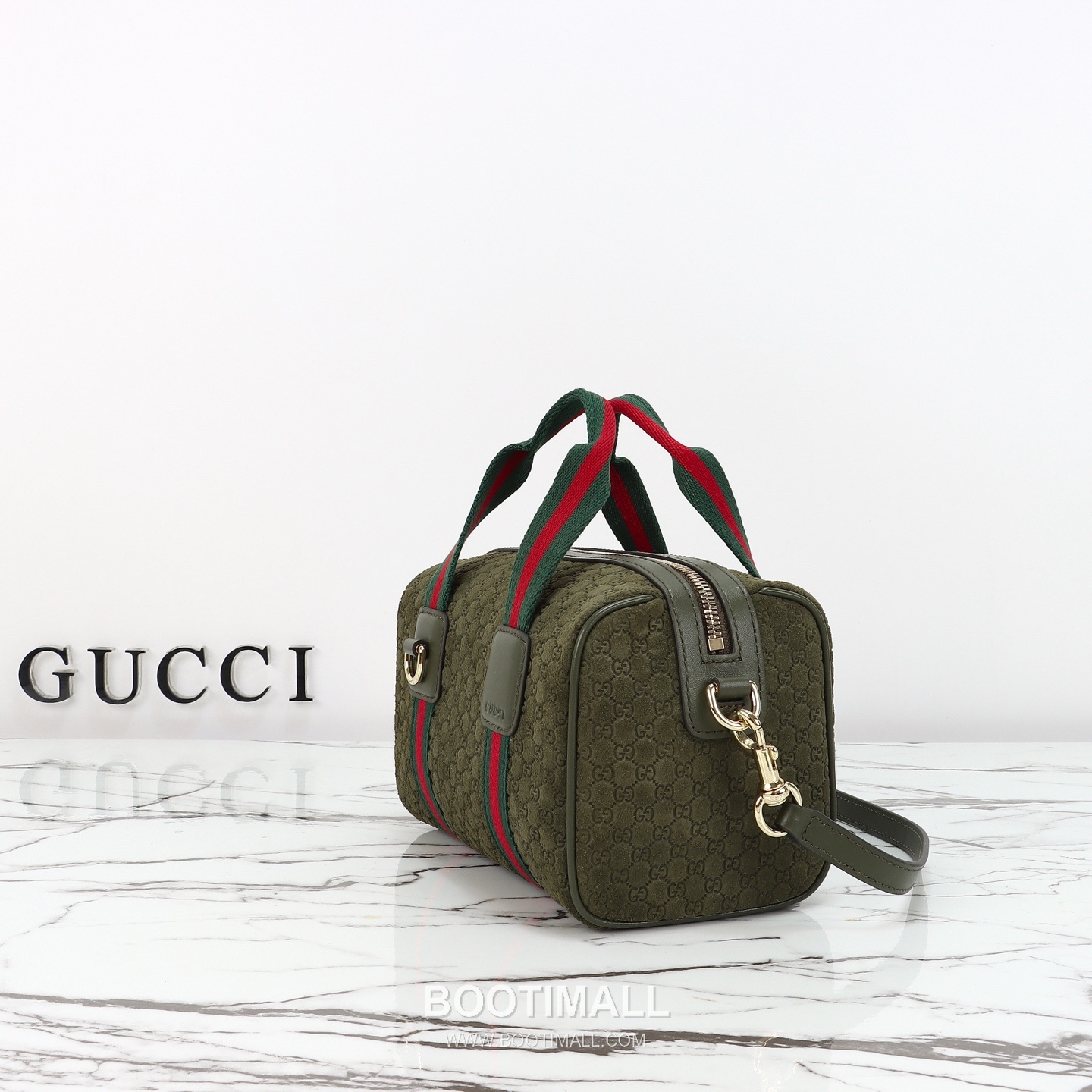 Gucci 859975 Green Suede Shoulder Bag 구찌 859975 그린 스웨이드 숄더백 20cm 2