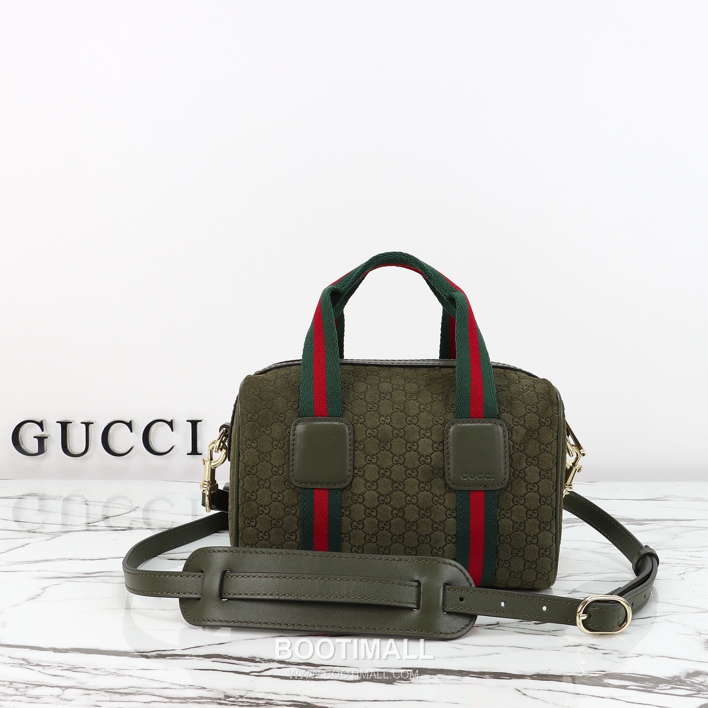 Gucci 859975 Green Suede Shoulder Bag 구찌 859975 그린 스웨이드 숄더백 20cm 3
