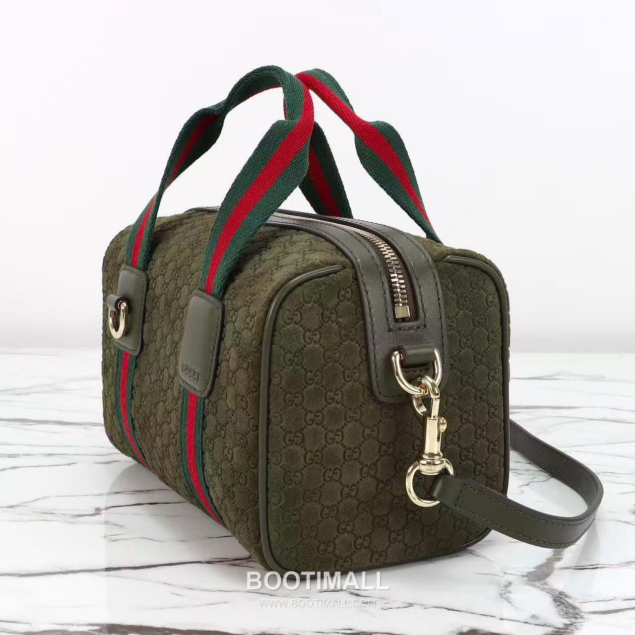 Gucci 859975 Green Suede Shoulder Bag 구찌 859975 그린 스웨이드 숄더백 20cm 7
