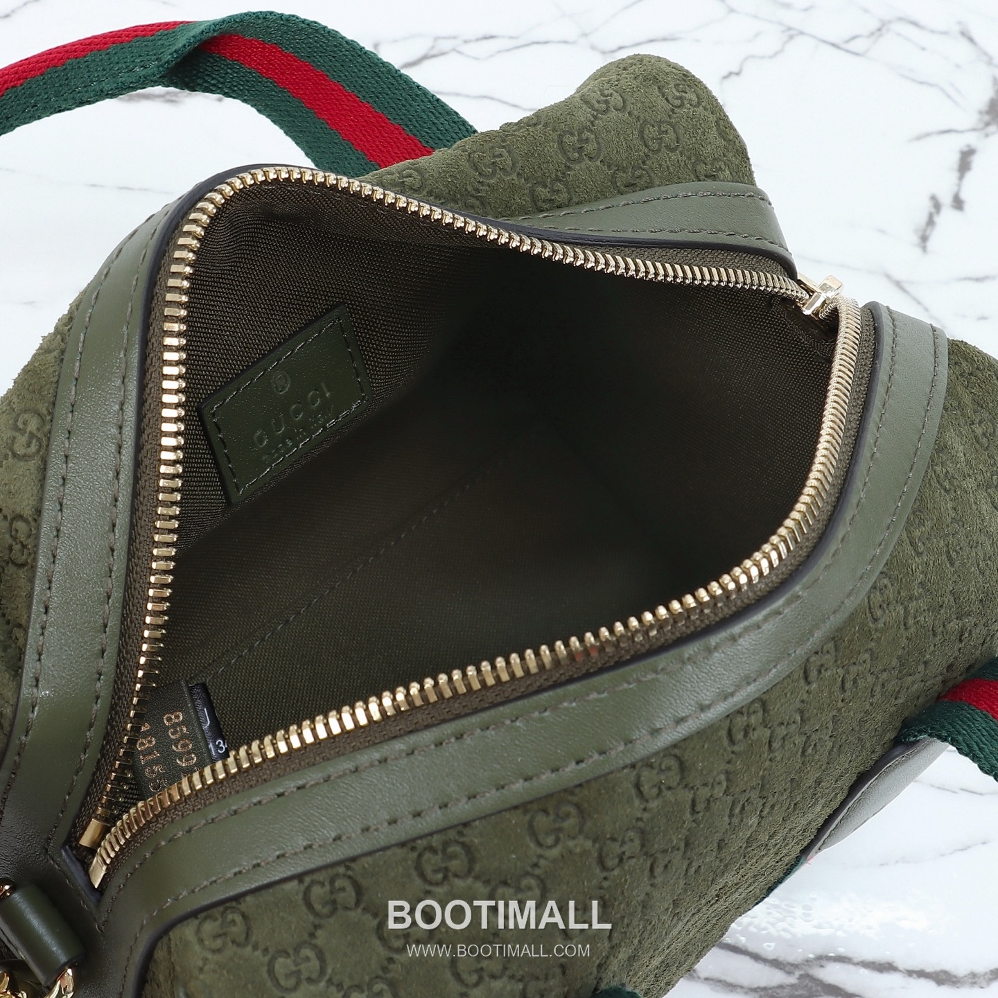 Gucci 859975 Green Suede Shoulder Bag 구찌 859975 그린 스웨이드 숄더백 20cm 9