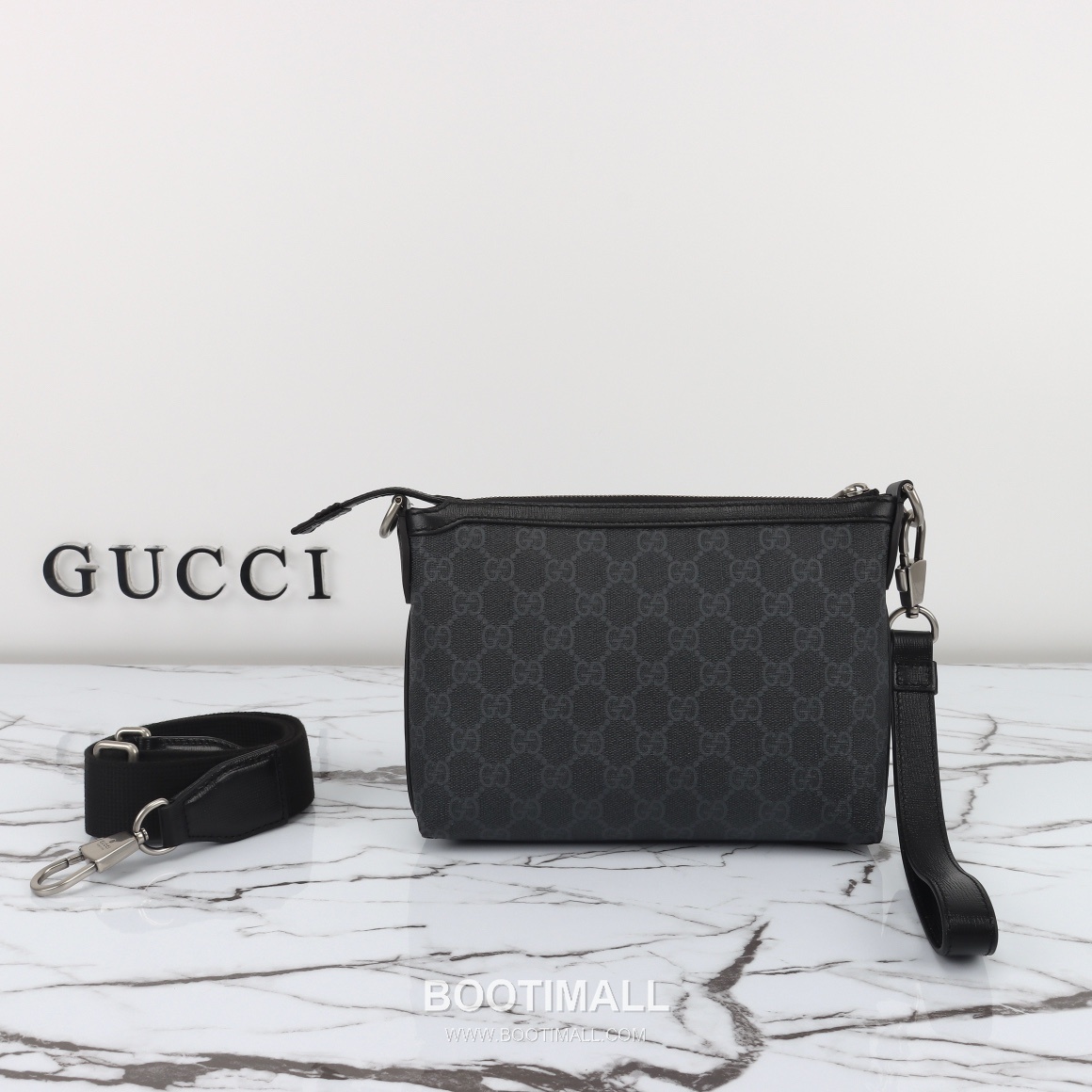 Gucci 760021 Black Leather Shoulder Bag 구찌 760021 블랙 레더 숄더백 22cm 3