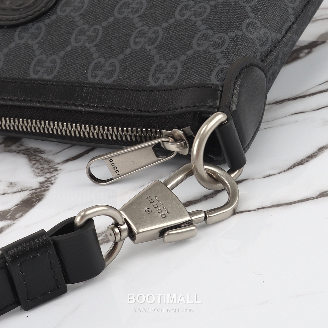 Gucci 760021 Black Leather Shoulder Bag 구찌 760021 블랙 레더 숄더백 22cm 6