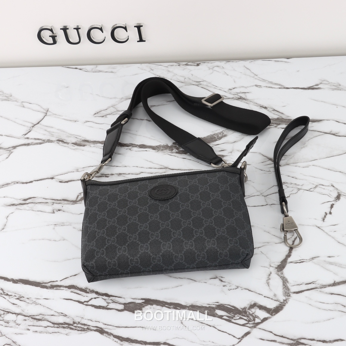 Gucci 760021 Black Leather Shoulder Bag 구찌 760021 블랙 레더 숄더백 22cm 7