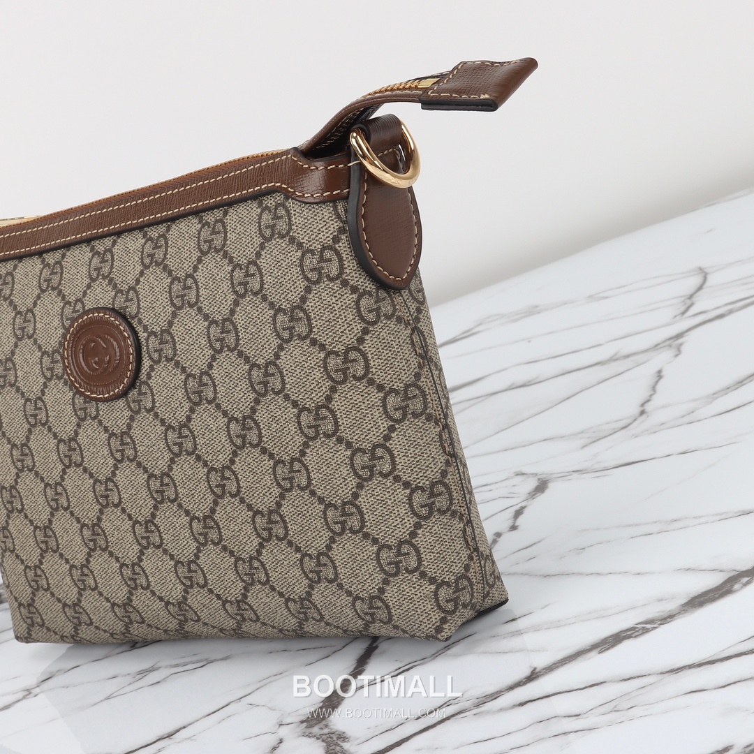 Gucci 760021 Apricot Brown Leather Crossbody Bag 구찌 760021 살구브라운 레더 크로스백 22cm 5