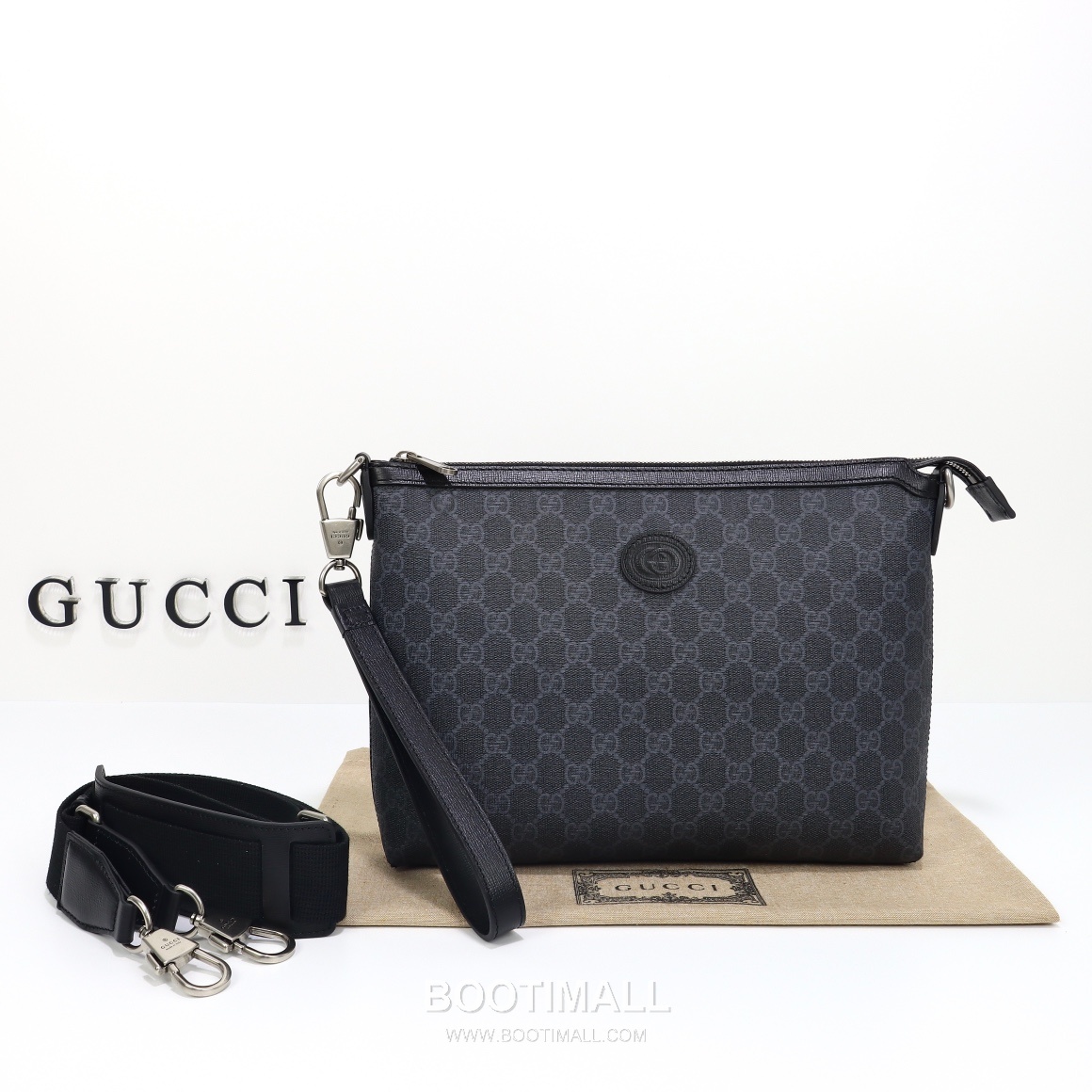 Gucci 726833 Beige GG Supreme Canvas Shoulder Bag 구찌 726833 베이지 GG 수프림 캔버스 숄더백 30cm 1