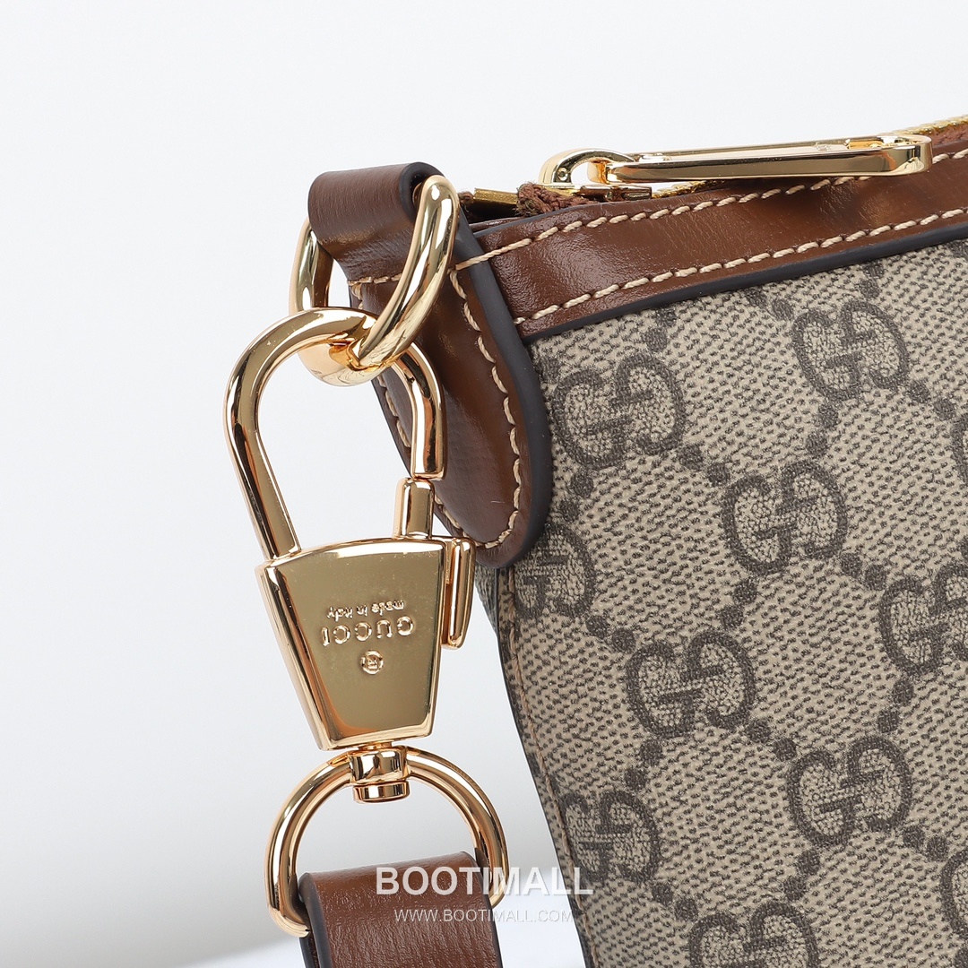 Gucci 726833 Apricot Brown Leather Shoulder Bag 구찌 726833 살구브라운 레더 숄더백 30cm 5