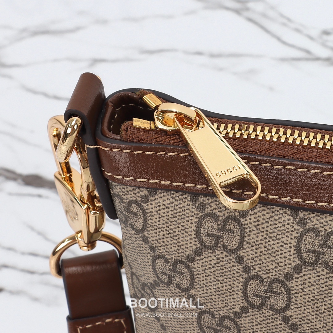 Gucci 726833 Apricot Brown Leather Shoulder Bag 구찌 726833 살구브라운 레더 숄더백 30cm 6