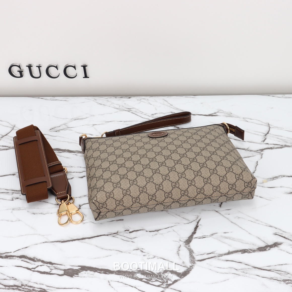 Gucci 726833 Apricot Brown Leather Shoulder Bag 구찌 726833 살구브라운 레더 숄더백 30cm 8