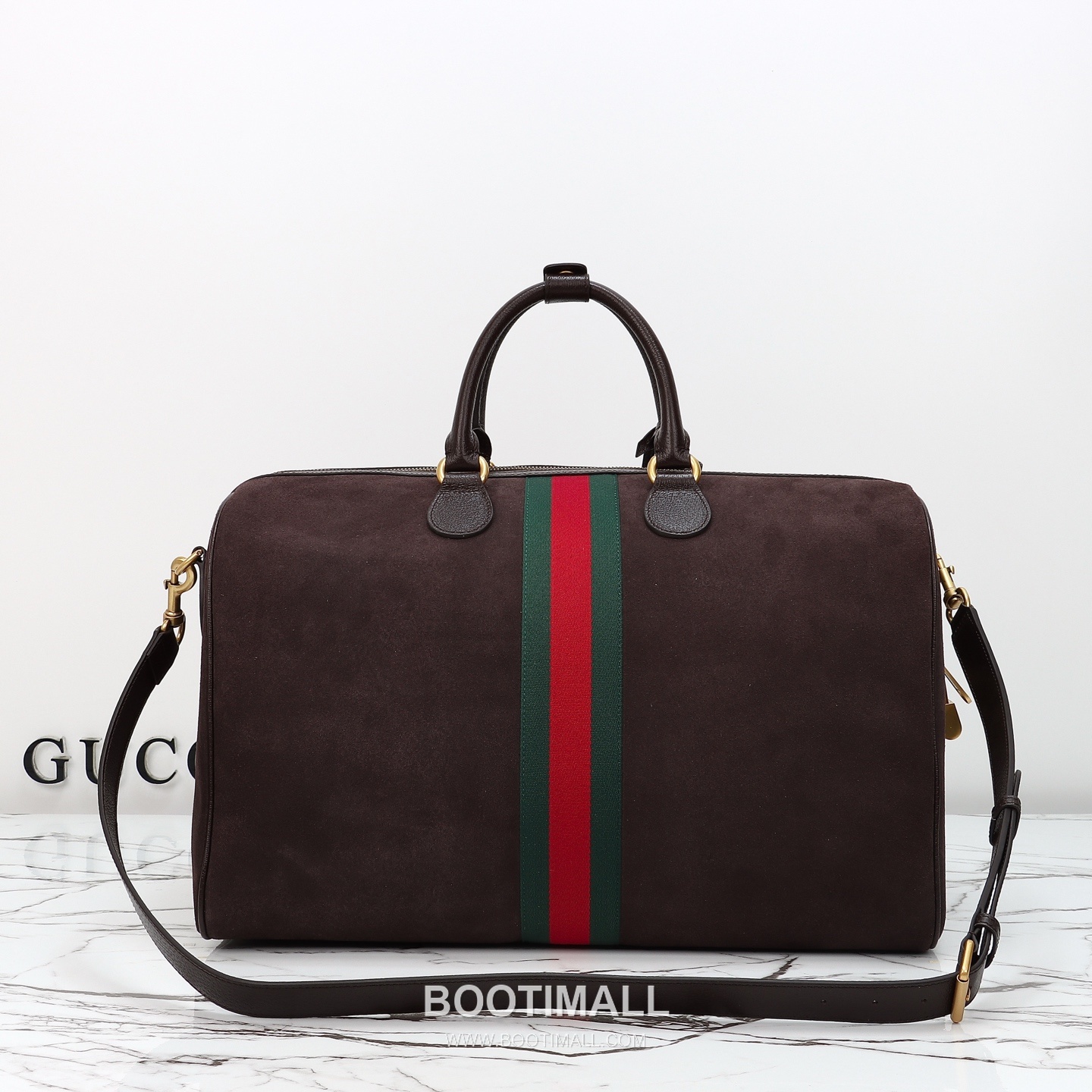 Gucci 834460 Brown Suede Leather Tote Bag 구찌 834460 브라운 스웨이드 레더 토트백 44cm 3