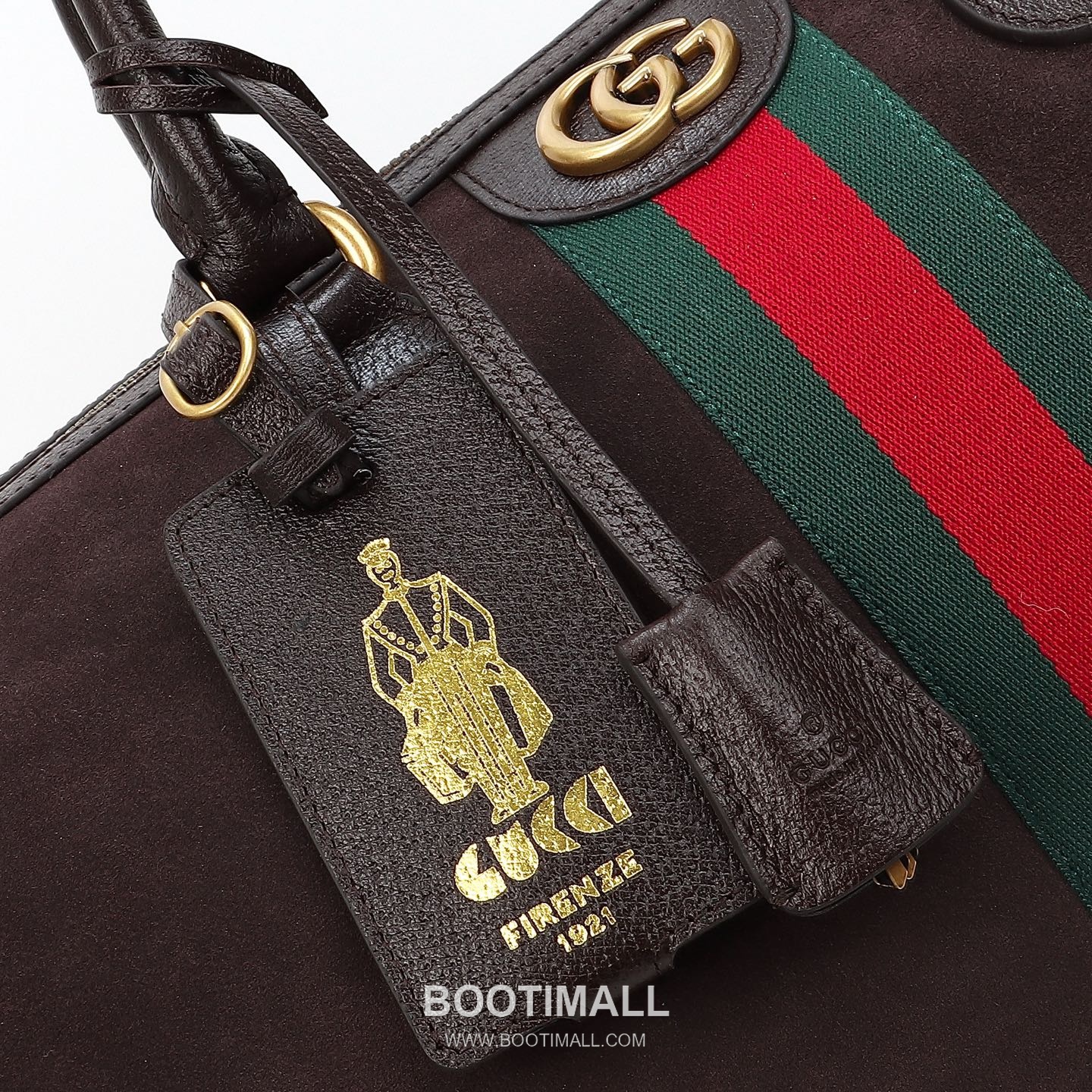 Gucci 834460 Brown Suede Leather Tote Bag 구찌 834460 브라운 스웨이드 레더 토트백 44cm 4