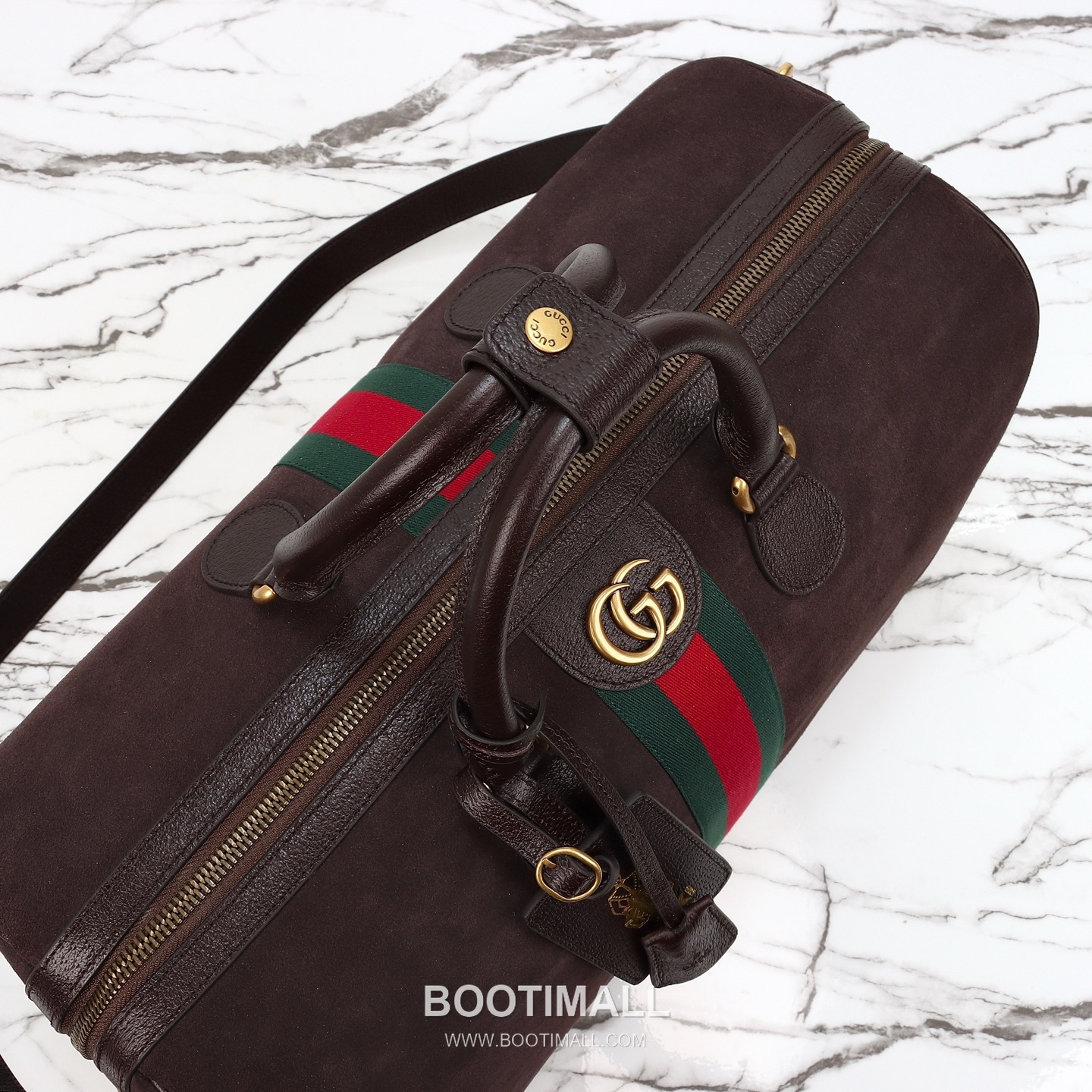 Gucci 834460 Brown Suede Leather Tote Bag 구찌 834460 브라운 스웨이드 레더 토트백 44cm 7