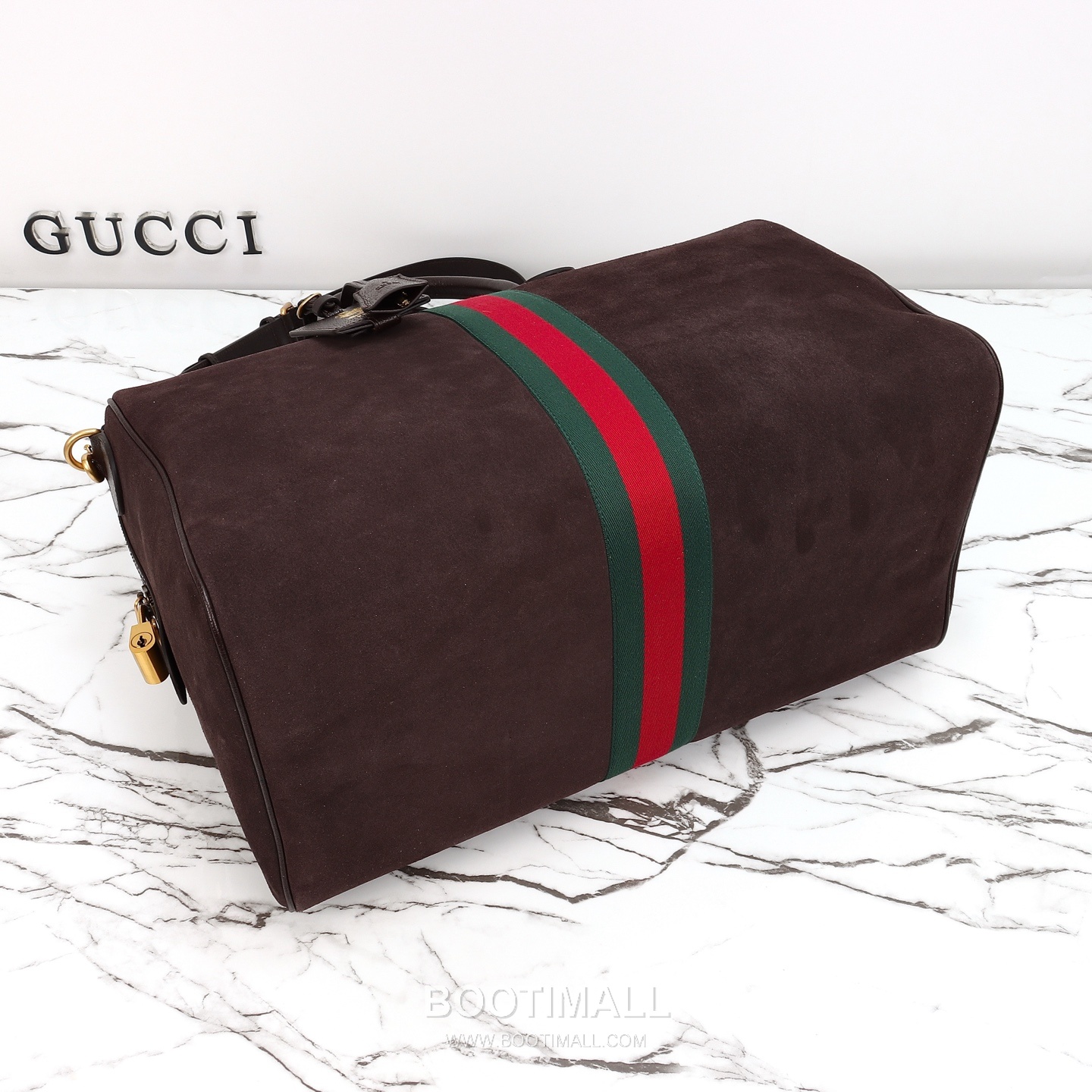 Gucci 834460 Brown Suede Leather Tote Bag 구찌 834460 브라운 스웨이드 레더 토트백 44cm 8