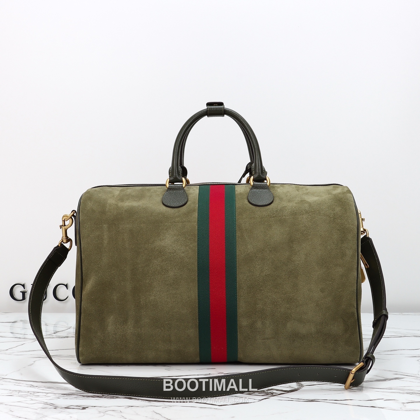Gucci 834460 Green Suede Leather Tote Bag 구찌 834460 그린 스웨이드 레더 토트백 44cm 3