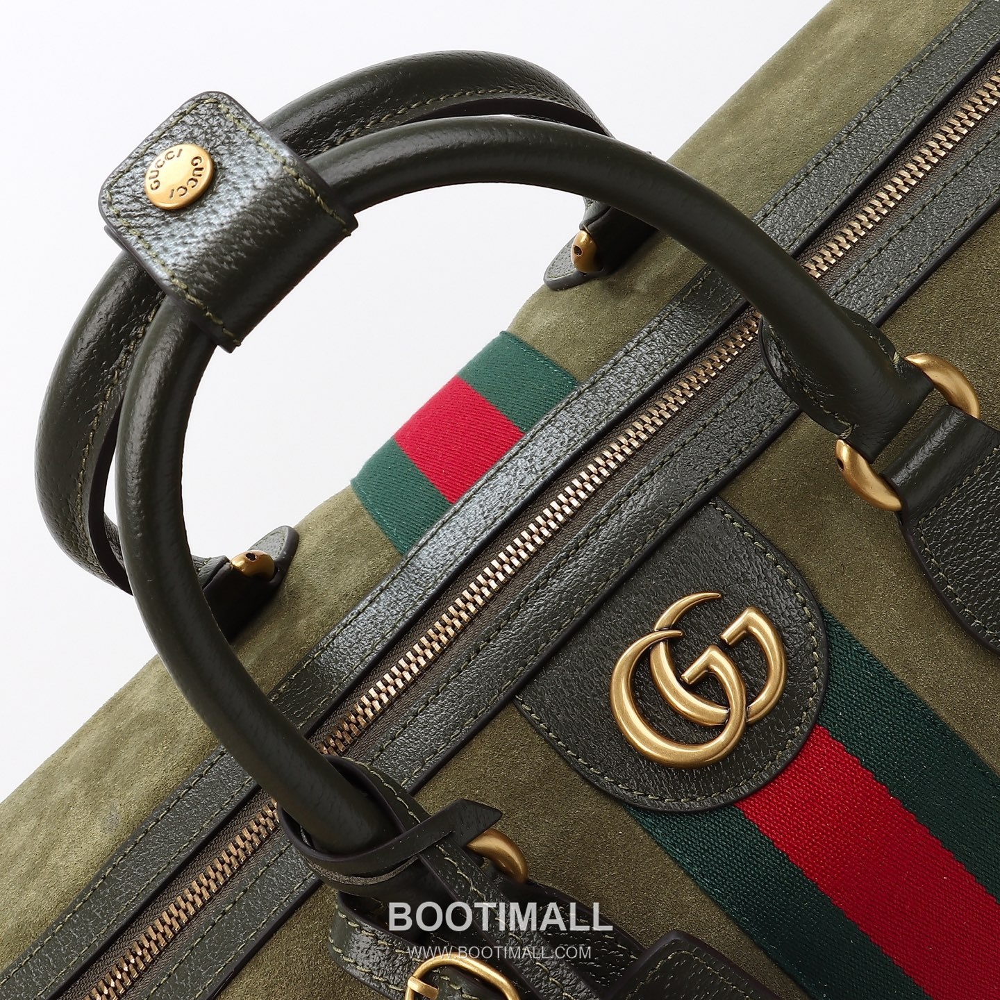 Gucci 834460 Green Suede Leather Tote Bag 구찌 834460 그린 스웨이드 레더 토트백 44cm 5