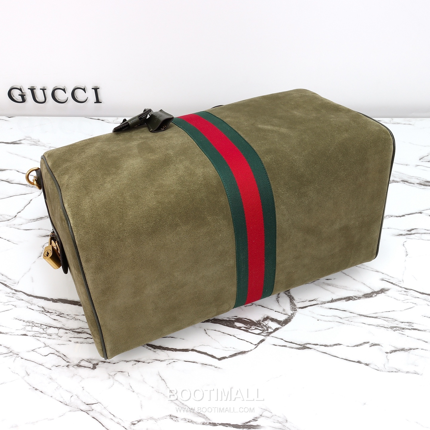 Gucci 834460 Green Suede Leather Tote Bag 구찌 834460 그린 스웨이드 레더 토트백 44cm 8
