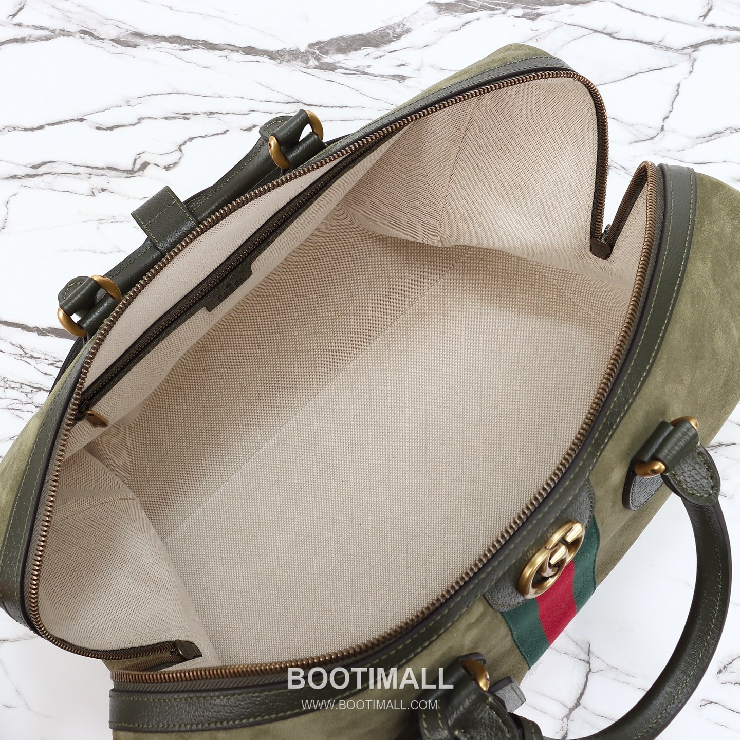 Gucci 834460 Green Suede Leather Tote Bag 구찌 834460 그린 스웨이드 레더 토트백 44cm 9