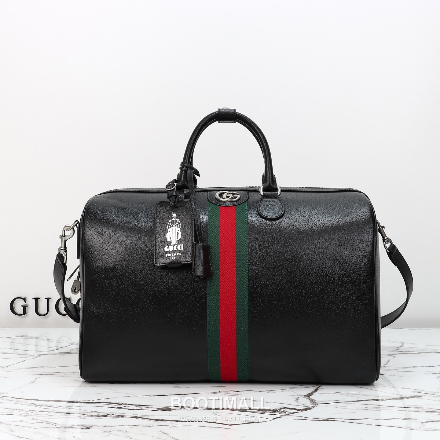 Gucci Large Tote Bag 834460 Grained Leather Black Tote Bag 구찌 라지 토트백 834460 그레인드 레더 블랙 토트백 44cm 1