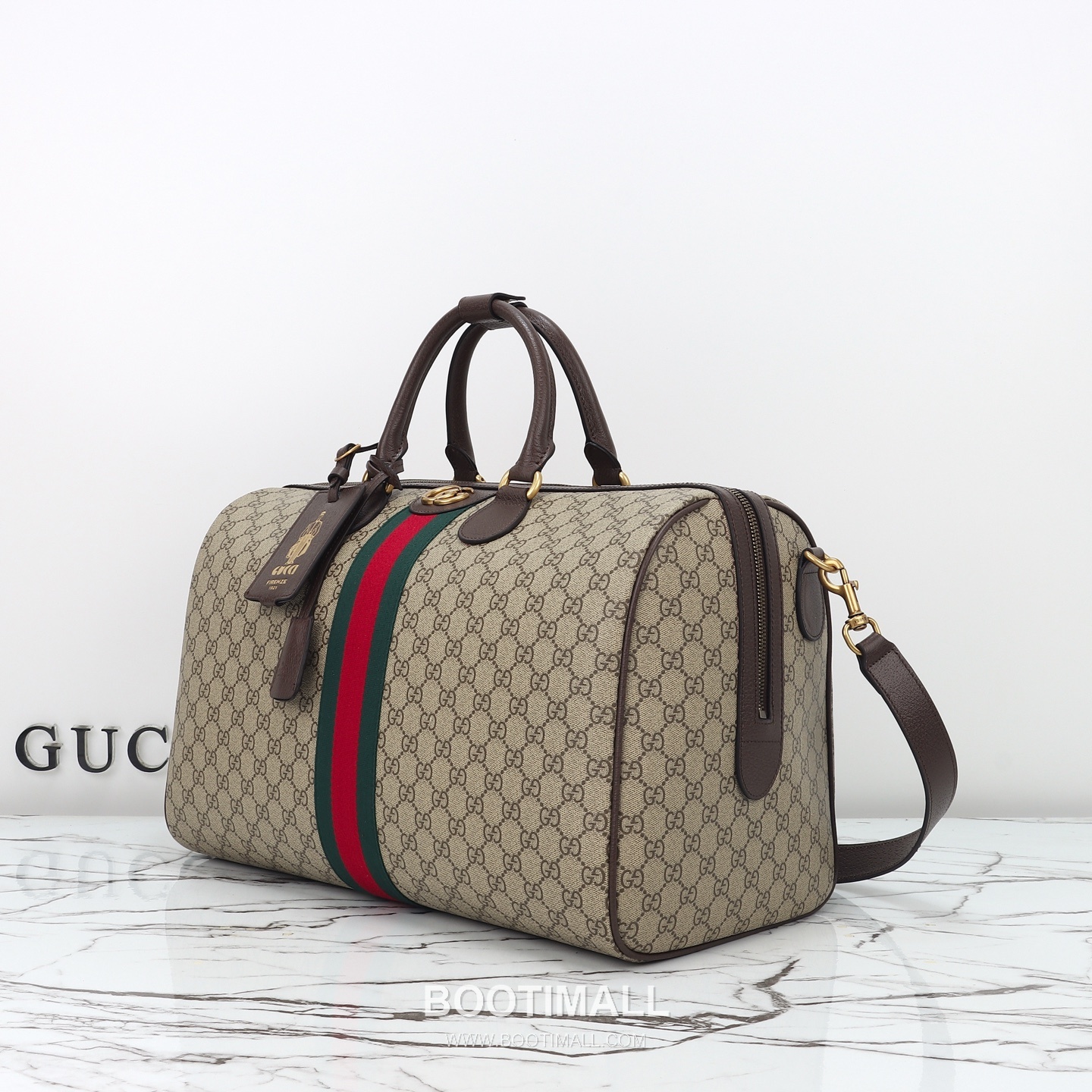 Gucci 834460 Beige Brown Original Leather Tote Bag 구찌 834460 행버로우 베이지 브라운 오리지널 레더 토트백 44cm 2