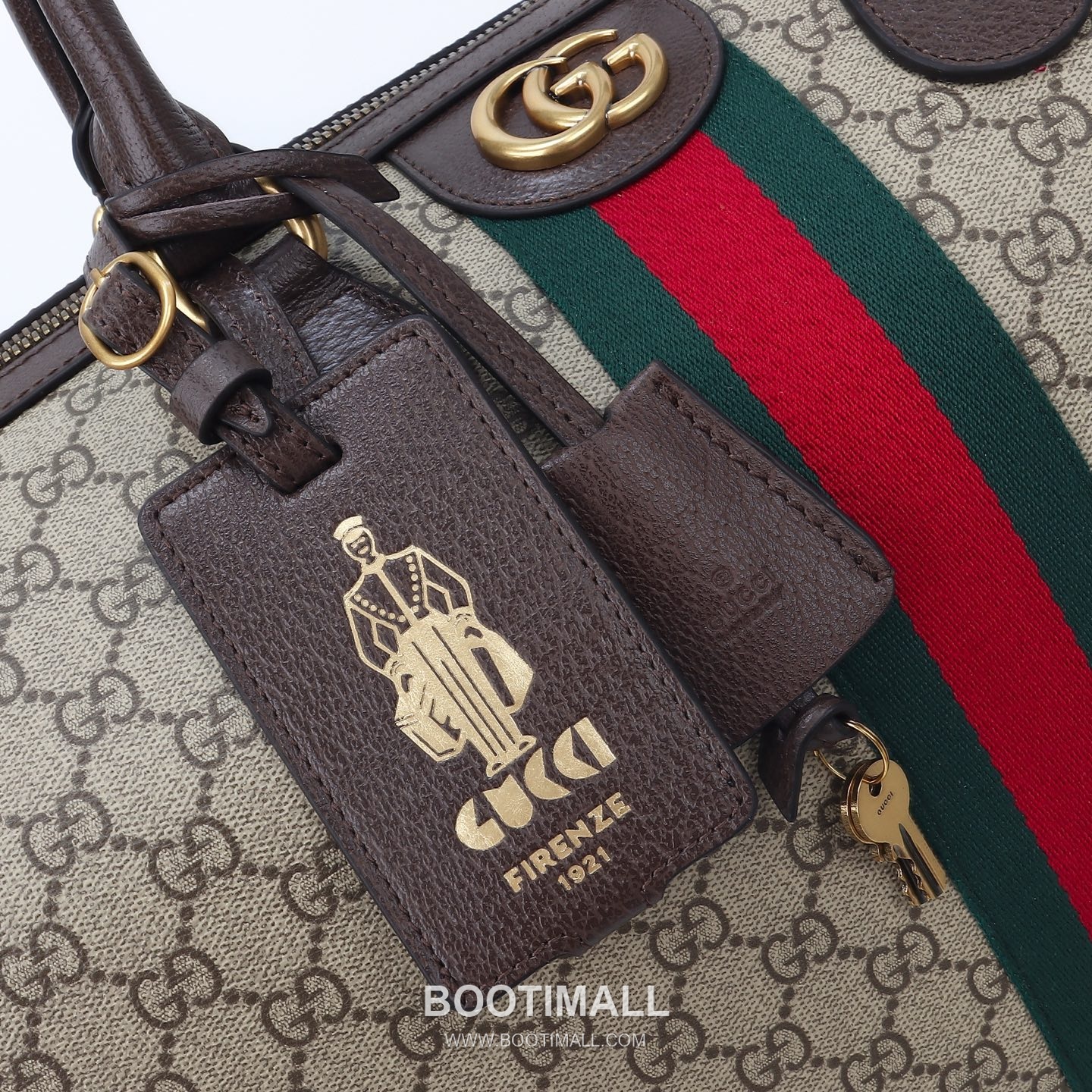 Gucci 834460 Beige Brown Original Leather Tote Bag 구찌 834460 행버로우 베이지 브라운 오리지널 레더 토트백 44cm 4