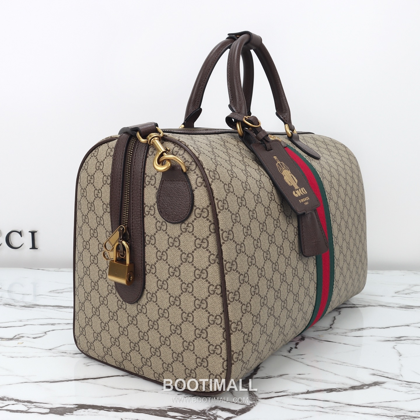Gucci 834460 Beige Brown Original Leather Tote Bag 구찌 834460 행버로우 베이지 브라운 오리지널 레더 토트백 44cm 5