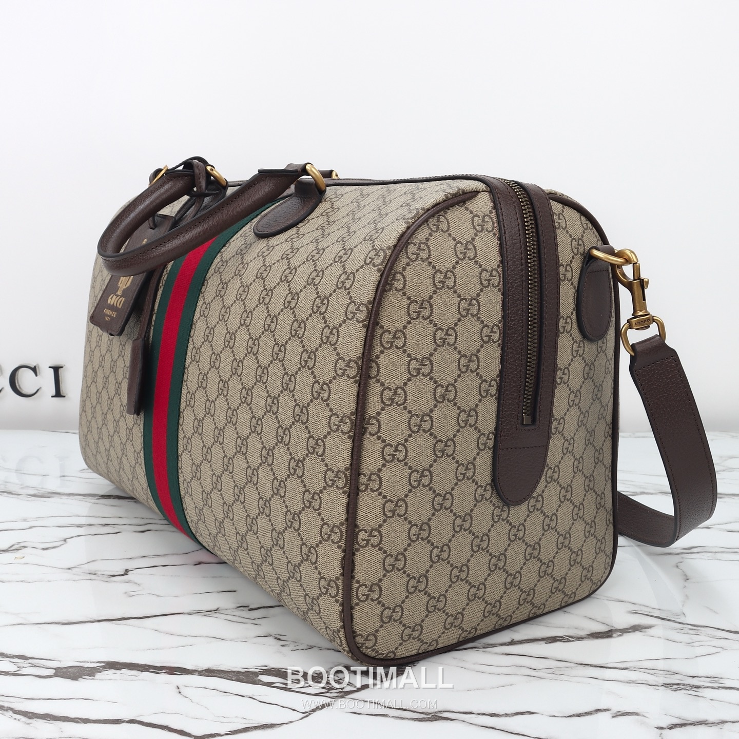 Gucci 834460 Beige Brown Original Leather Tote Bag 구찌 834460 행버로우 베이지 브라운 오리지널 레더 토트백 44cm 7