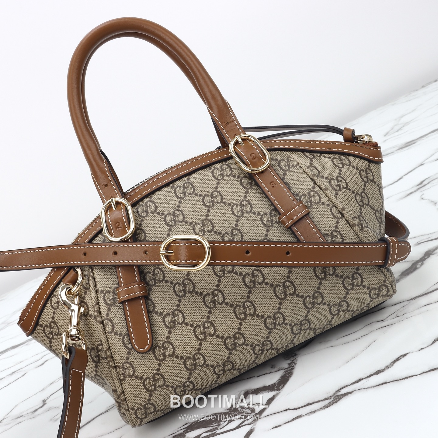 Gucci Ophidia Medium Beige Brown GG Supreme Canvas Leather Shoulder Bag 구찌 오피디아 미디엄 839005 베이지 브라운 GG 수프림 캔버스 레더 숄더백 31cm 6