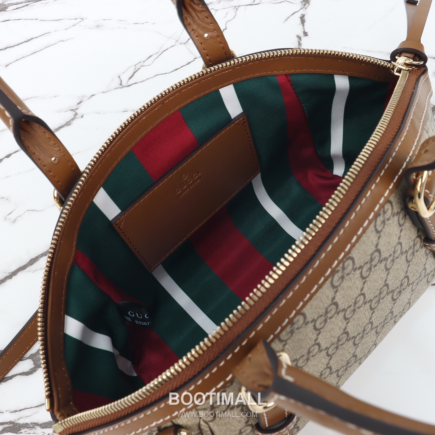 Gucci Ophidia Medium Beige Brown GG Supreme Canvas Leather Shoulder Bag 구찌 오피디아 미디엄 839005 베이지 브라운 GG 수프림 캔버스 레더 숄더백 31cm 9