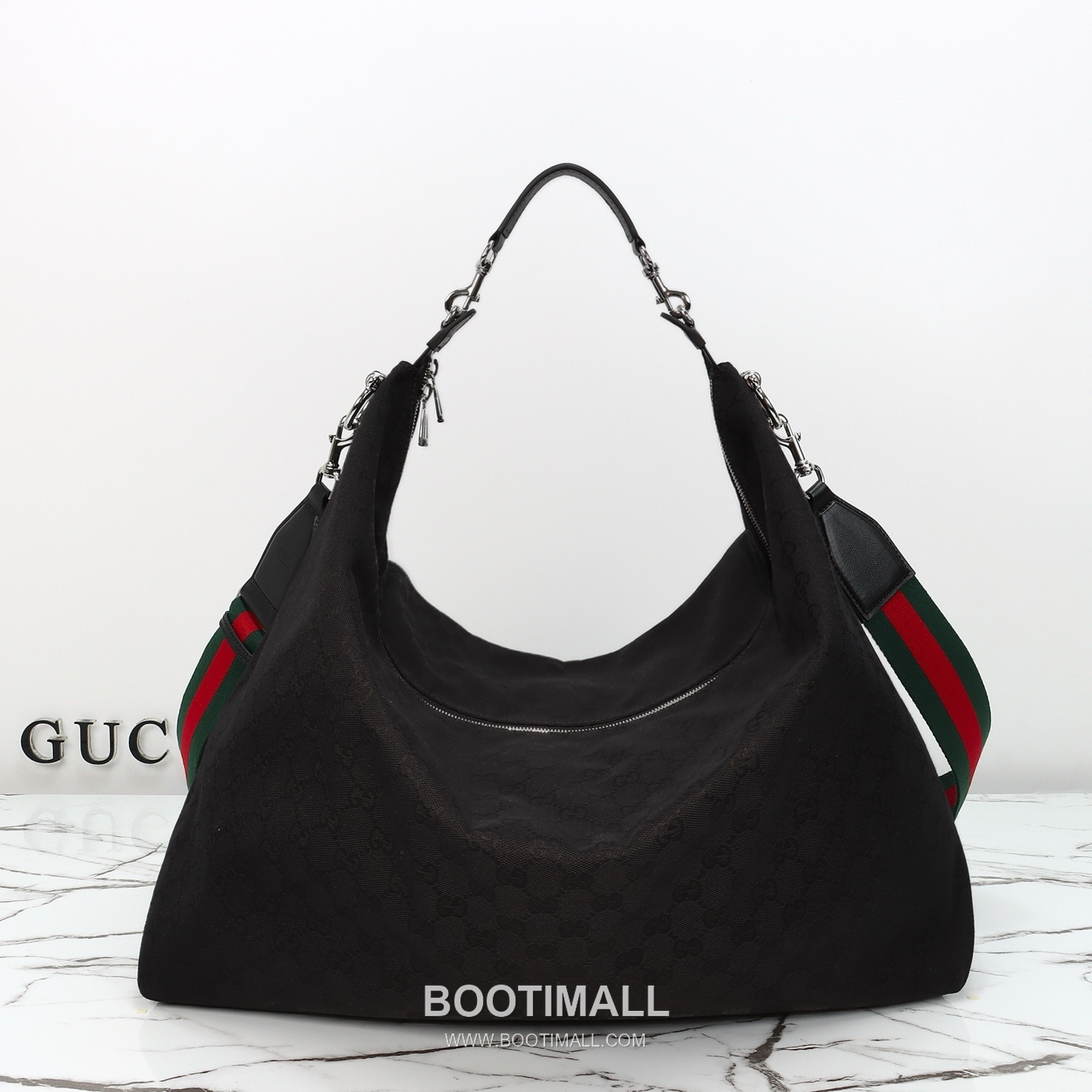 Gucci 864485 Cream Canvas Leather Tote Bag 구찌 864485 크림 캔버스 레더 토트백 46cm 1