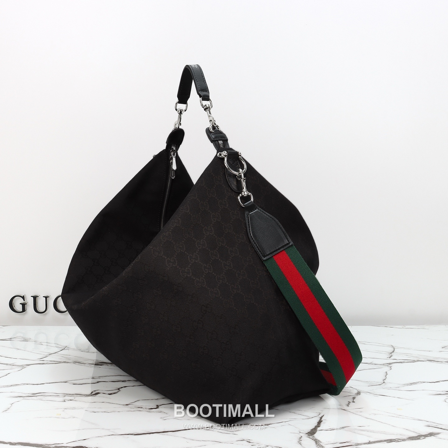 Gucci 864485 Cream Canvas Leather Tote Bag 구찌 864485 크림 캔버스 레더 토트백 46cm 2