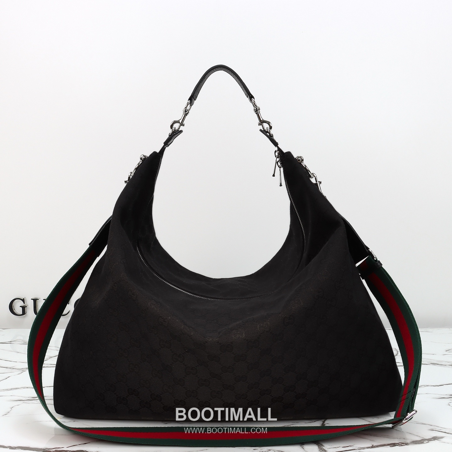 Gucci 864485 Cream Canvas Leather Tote Bag 구찌 864485 크림 캔버스 레더 토트백 46cm 3