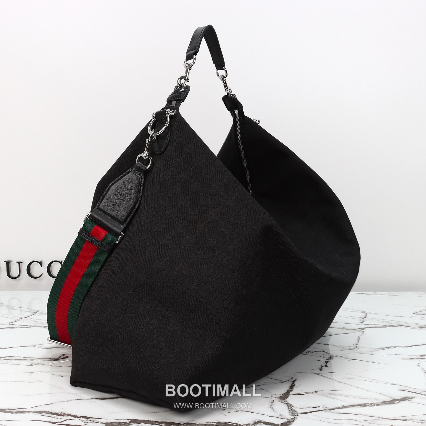 Gucci 864485 Cream Canvas Leather Tote Bag 구찌 864485 크림 캔버스 레더 토트백 46cm 7