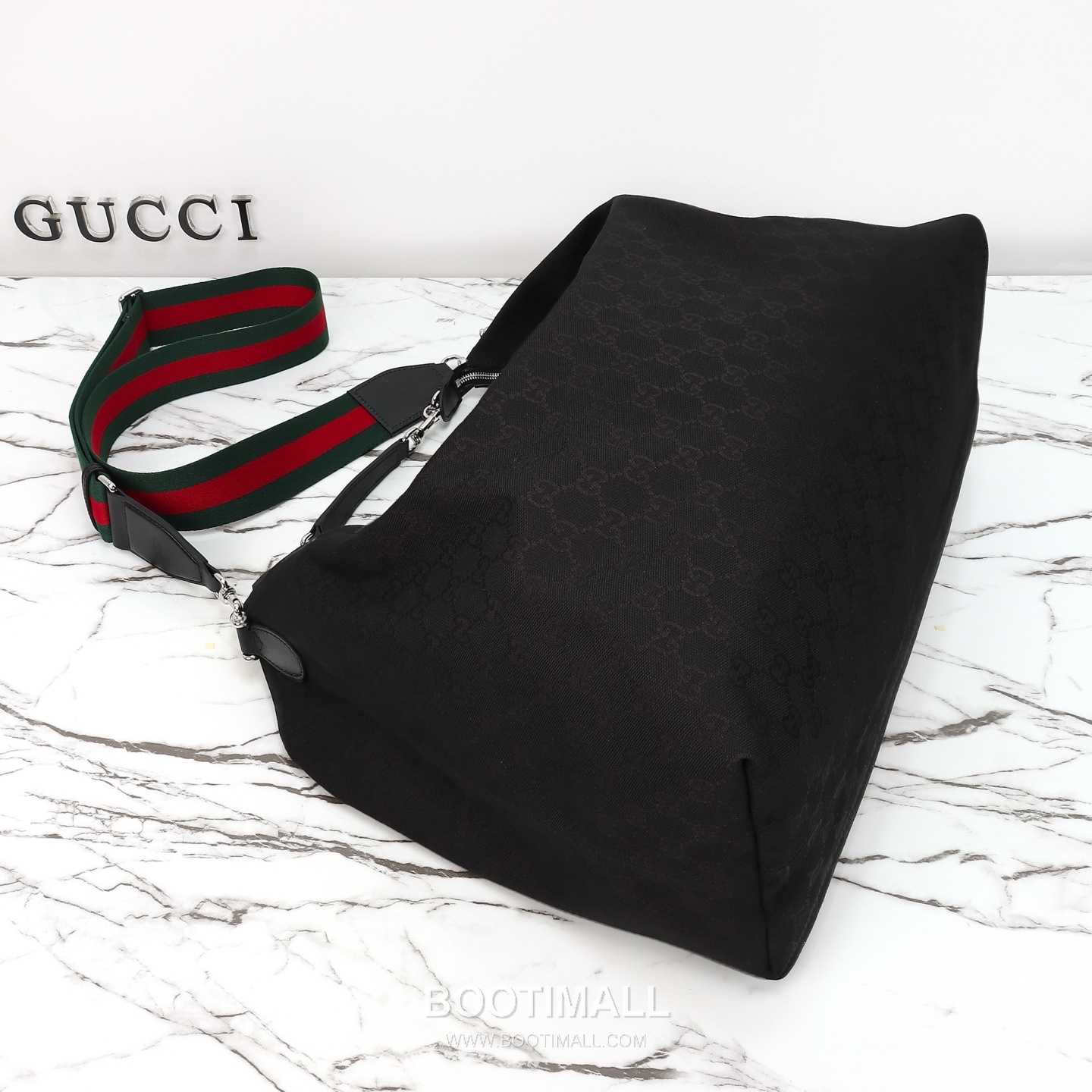 Gucci 864485 Cream Canvas Leather Tote Bag 구찌 864485 크림 캔버스 레더 토트백 46cm 8