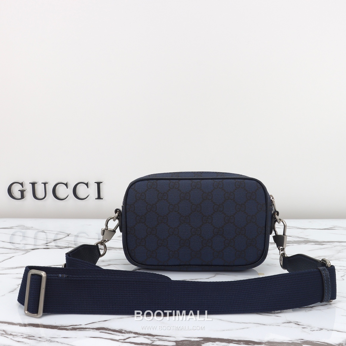 Gucci 746308 Deep Blue Leather Crossbody Bag 구찌 746308 딥블루 레더 크로스백 20cm 3