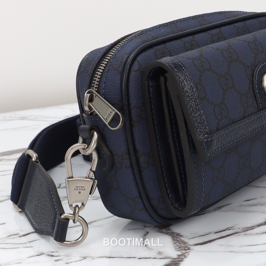 Gucci 746308 Deep Blue Leather Crossbody Bag 구찌 746308 딥블루 레더 크로스백 20cm 5