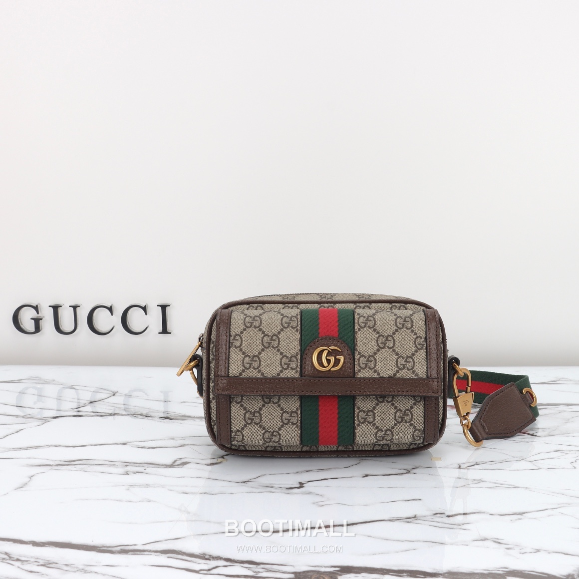 Gucci 746308 Beige Brown Leather Crossbody Bag 구찌 746308 행 브라운 레더 크로스백 20cm 1