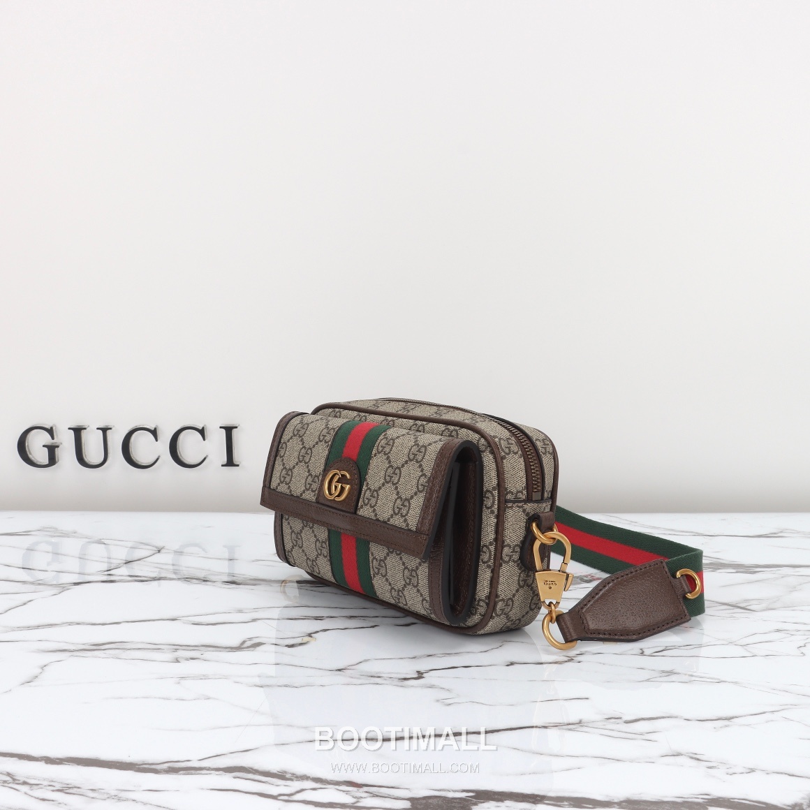 Gucci 746308 Beige Brown Leather Crossbody Bag 구찌 746308 행 브라운 레더 크로스백 20cm 2