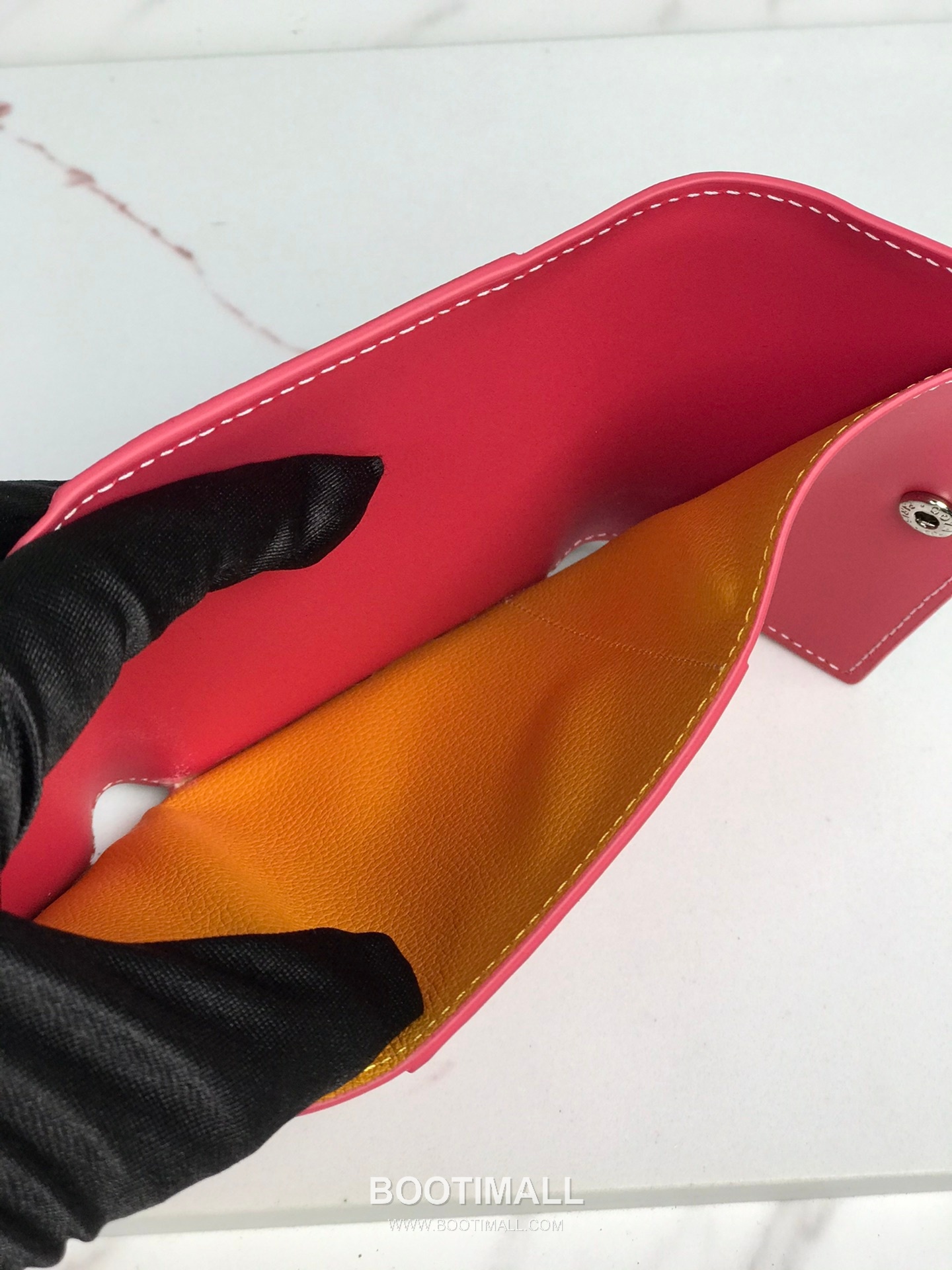 Goyard Saint-Gabriel Goyardine Canvas Calfskin Leather Wallet 고야드 생가브리엘 고야딘 캔버스 카프스킨 레더 장지갑 12cm 9