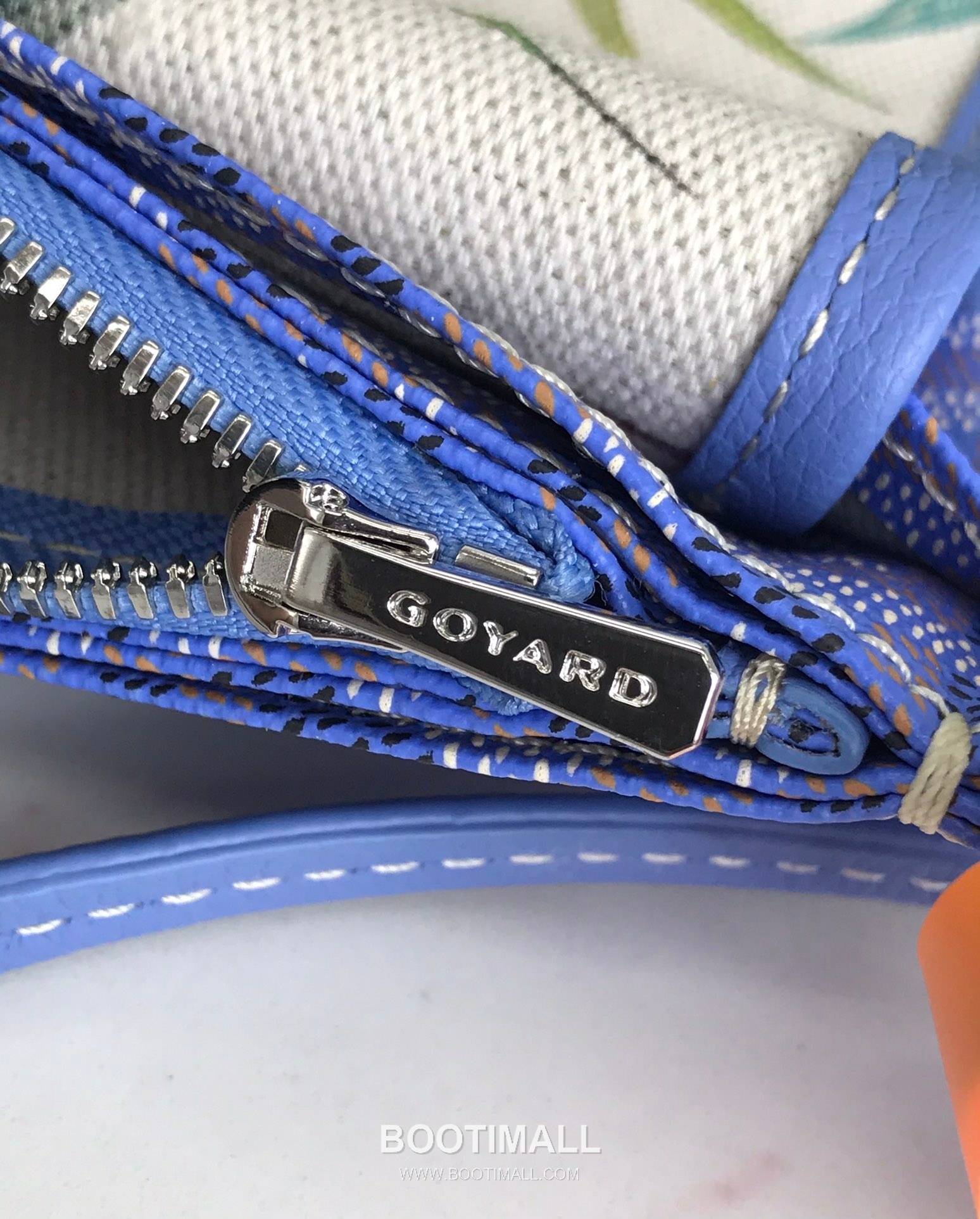 Goyard Plumet Triple Compartment Canvas Leather Crossbody Bag 고야드 플루멧 020188 캔버스 레더 크로스백 20cm 7