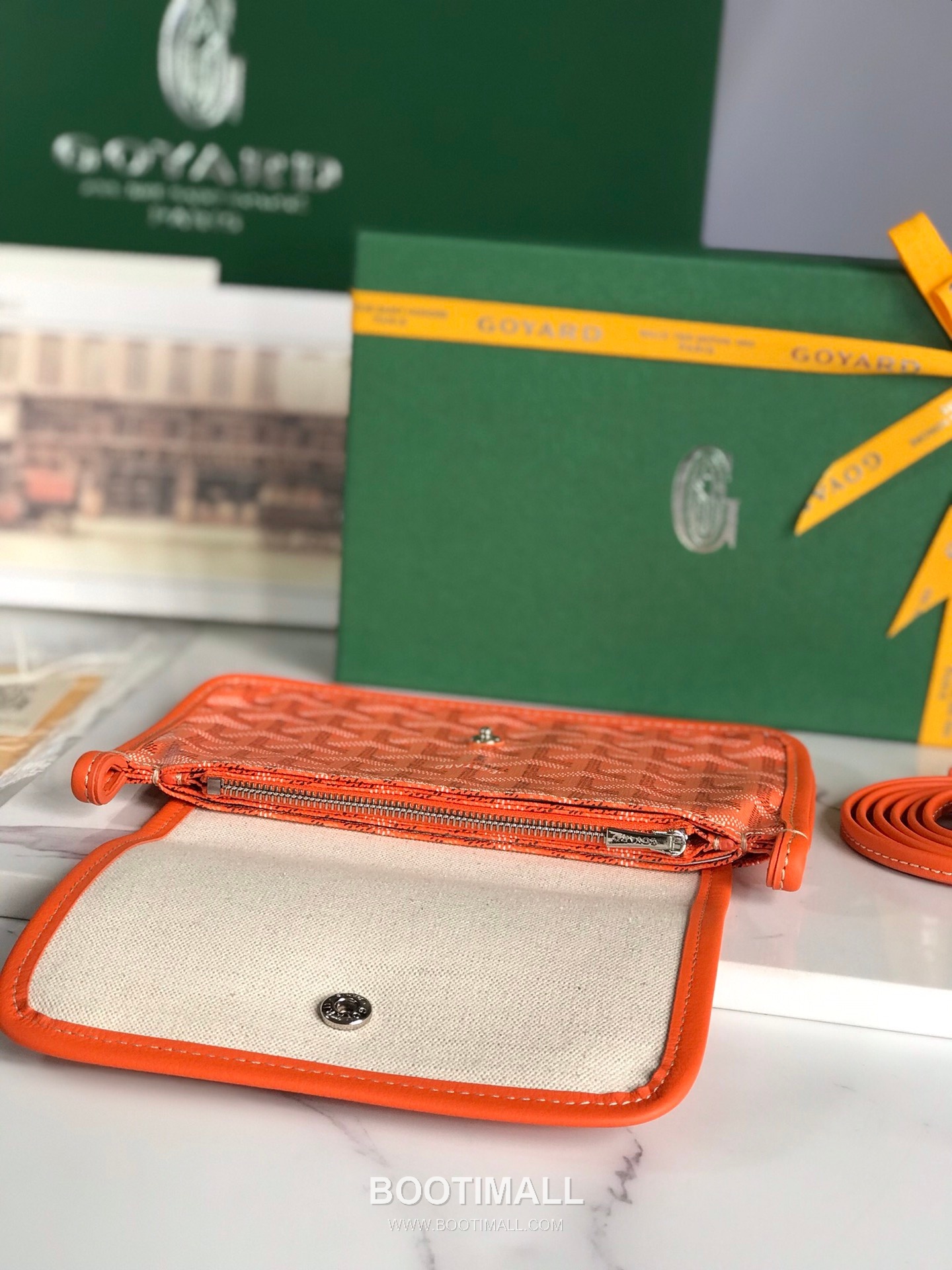 Goyard Plumet Triple Compartment Crossbody Bag 고야드 플뤼메 020188 트리플 컴파트먼트 크로스백 20cm 5