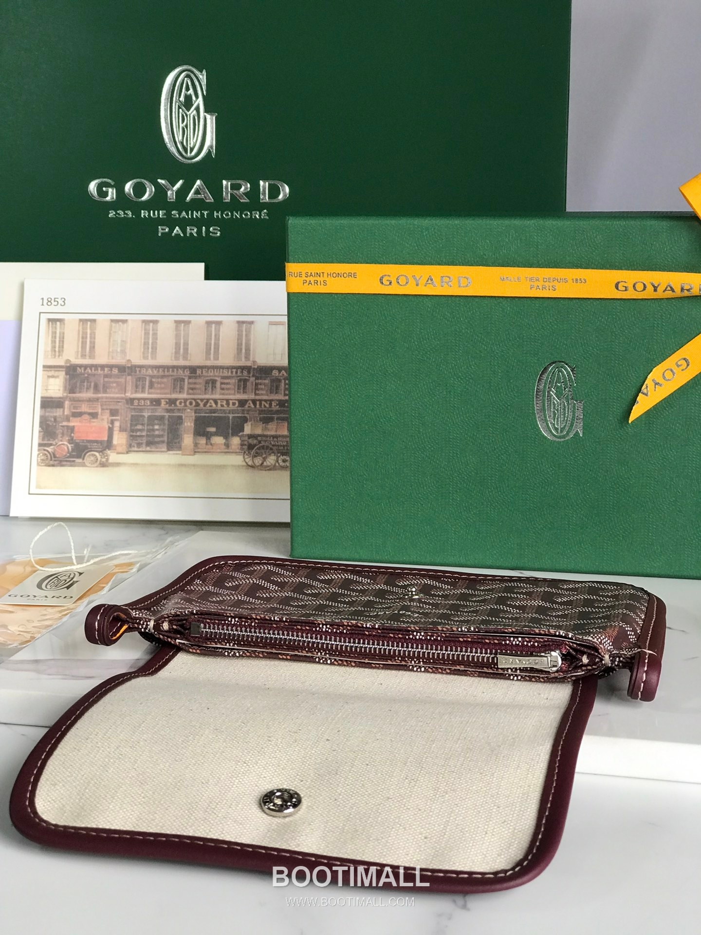 Goyard Plumet Triple Compartment Crossbody Bag 고야드 플뤼메 020188 트리플 컴파트먼트 크로스백 20cm 5