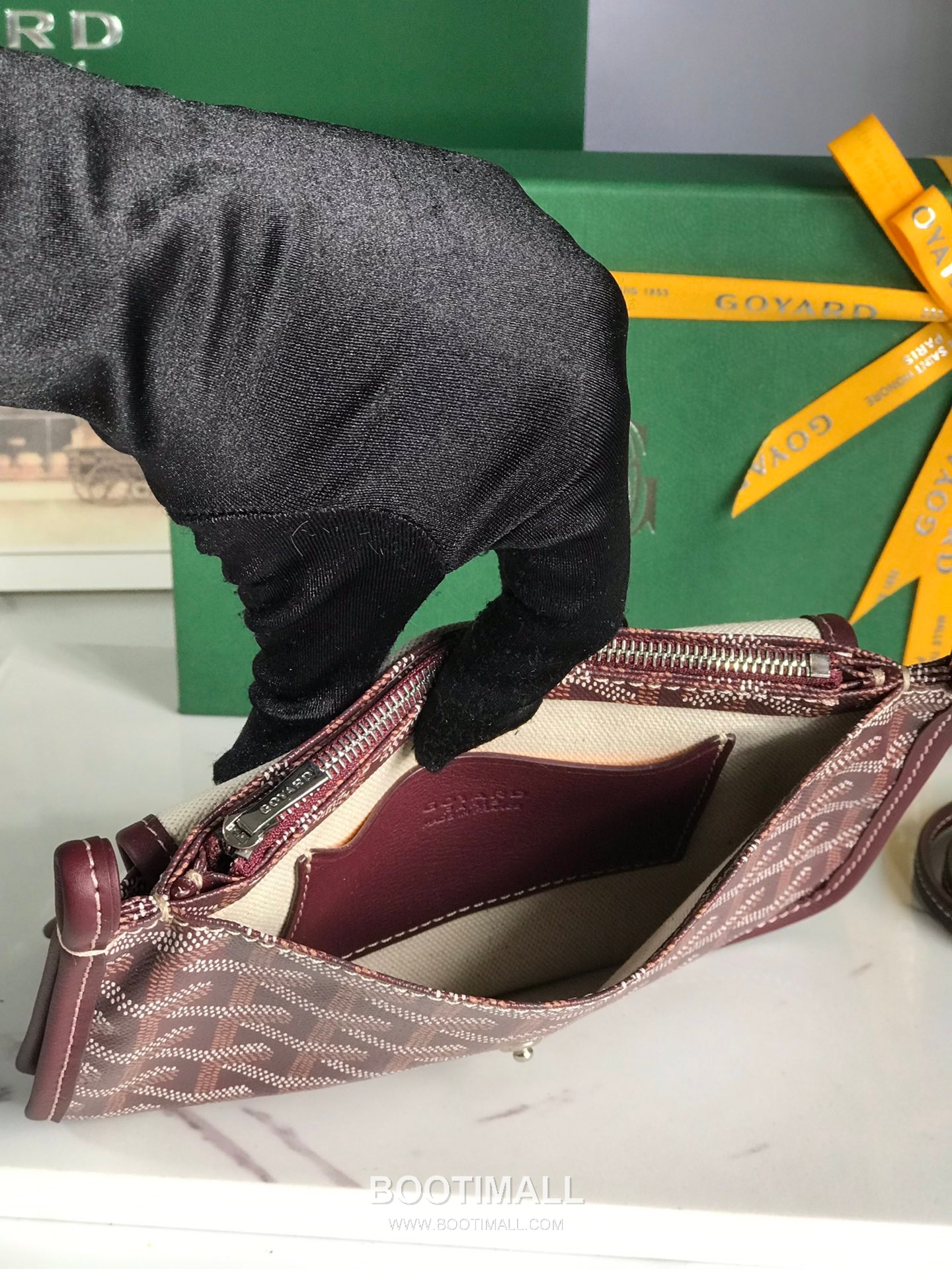 Goyard Plumet Triple Compartment Crossbody Bag 고야드 플뤼메 020188 트리플 컴파트먼트 크로스백 20cm 7