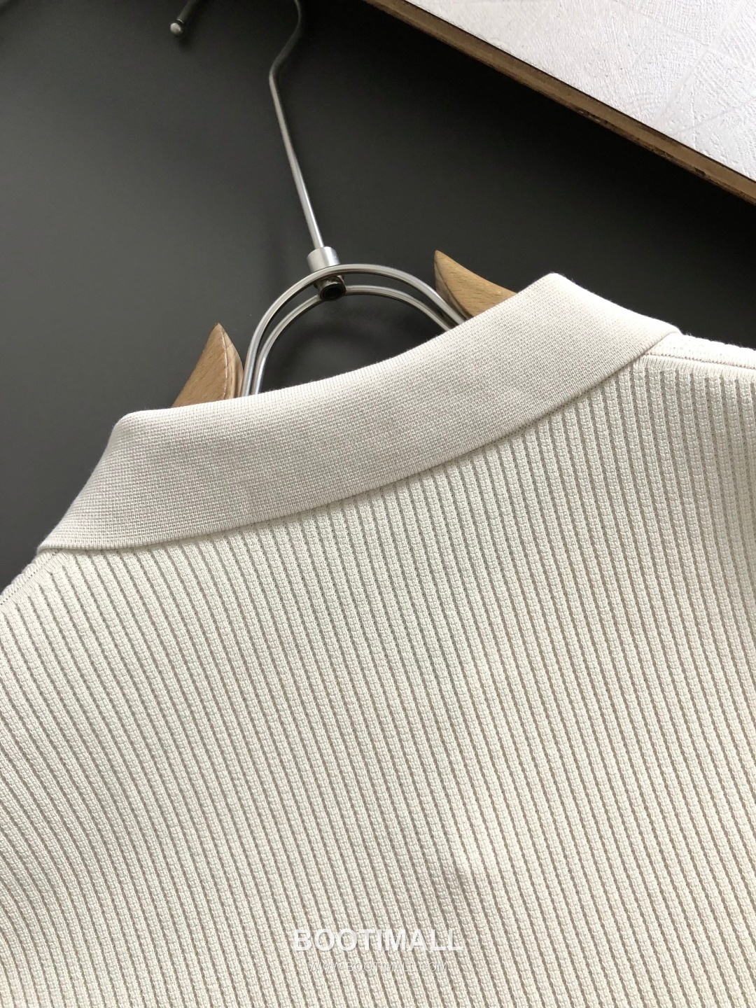 LP Striped Seagull Collar Short Sleeve Knit Top Multi Color 엘피 스트라이프 씨걸 칼라 반팔 니트 탑 멀티 컬러 8