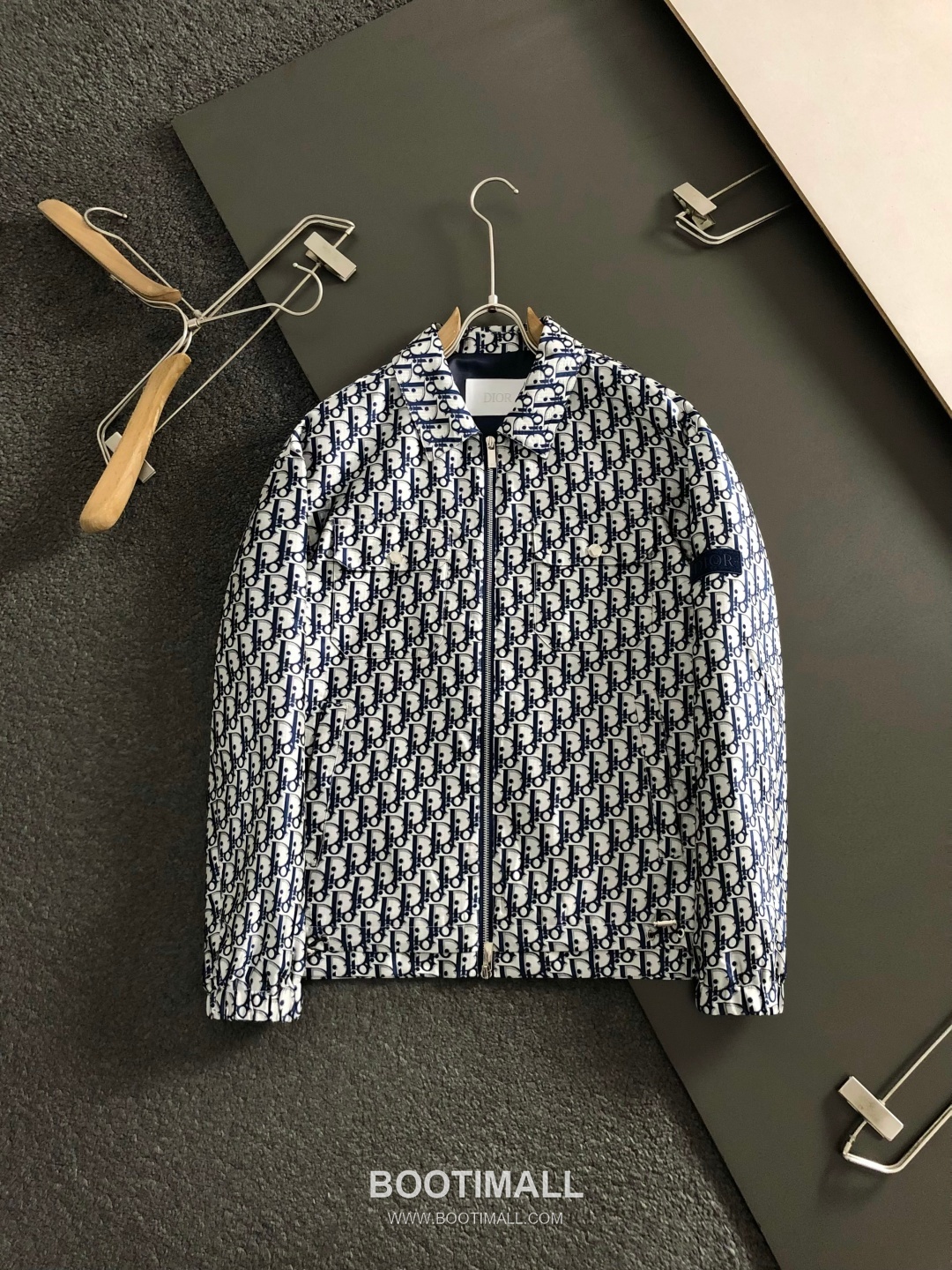 Dior Logo Jacquard Nylon Jacket Black 디올 로고 자카드 나일론 자켓 블랙 2