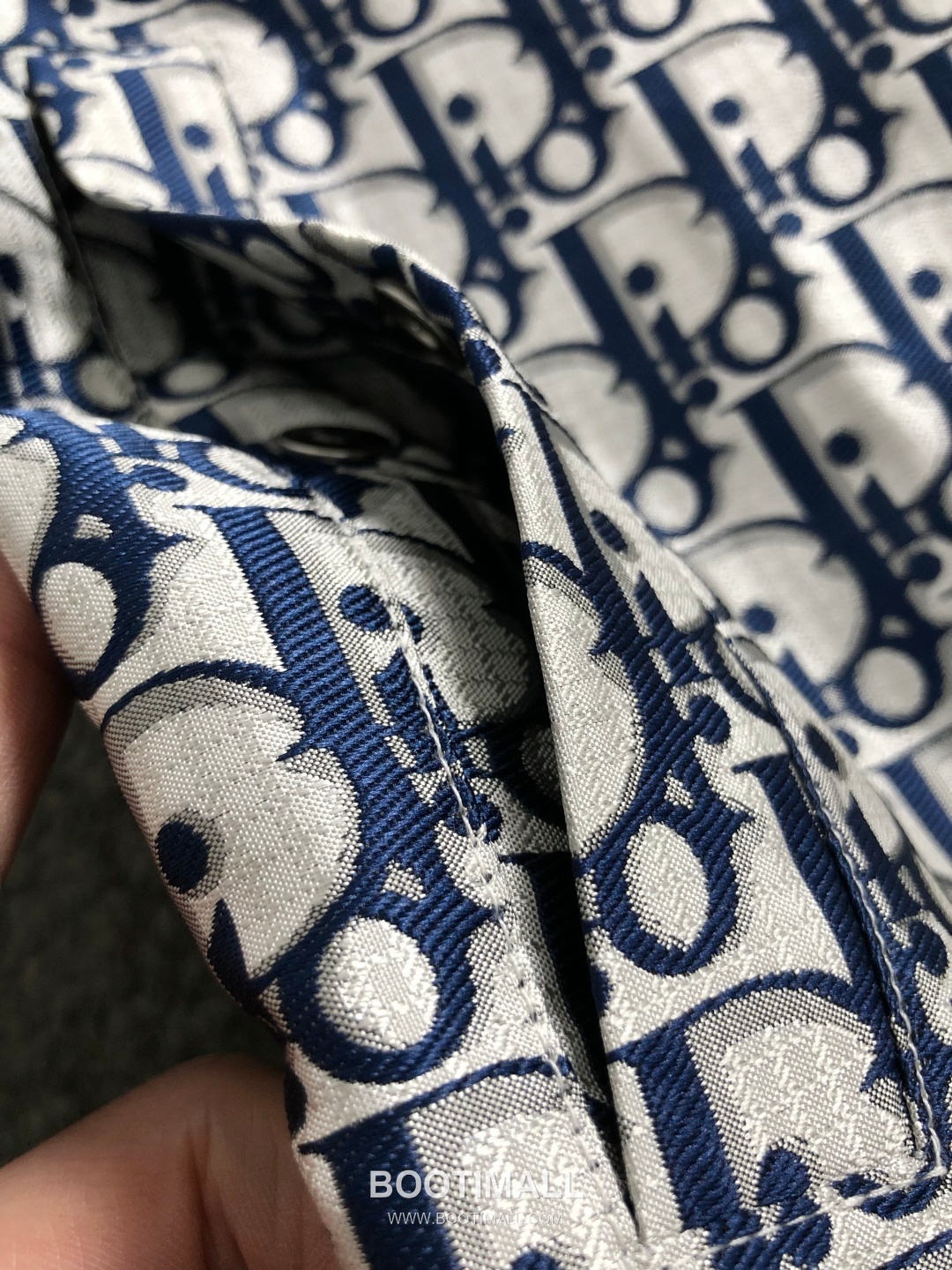 Dior Logo Jacquard Nylon Jacket Black 디올 로고 자카드 나일론 자켓 블랙 7